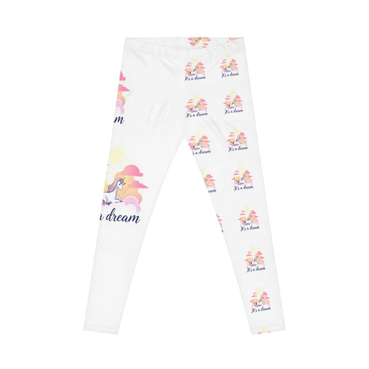 Women's Casual Leggings with Fun Print, Comfy Activewear, Yoga & Fitness Gear, Stylish Everyday Leggings, Trendy Fashion Pants