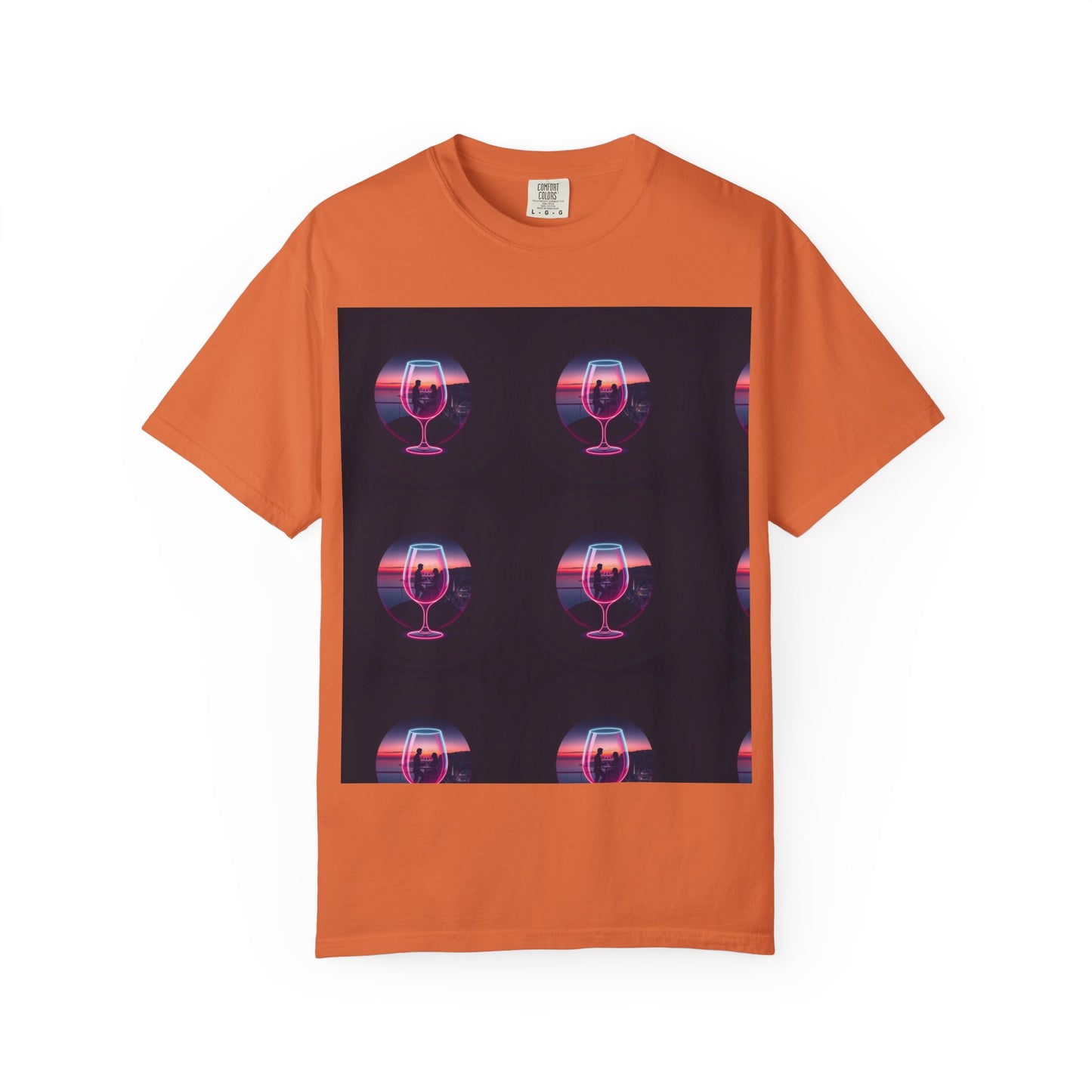 Retro Sunset Glasses T-Shirt, Unisex Garment-Dyed Tee for Casual Wear, Vintage Aesthetic Shirt, Gift for Friends, Summer Vibes Tee, [...]