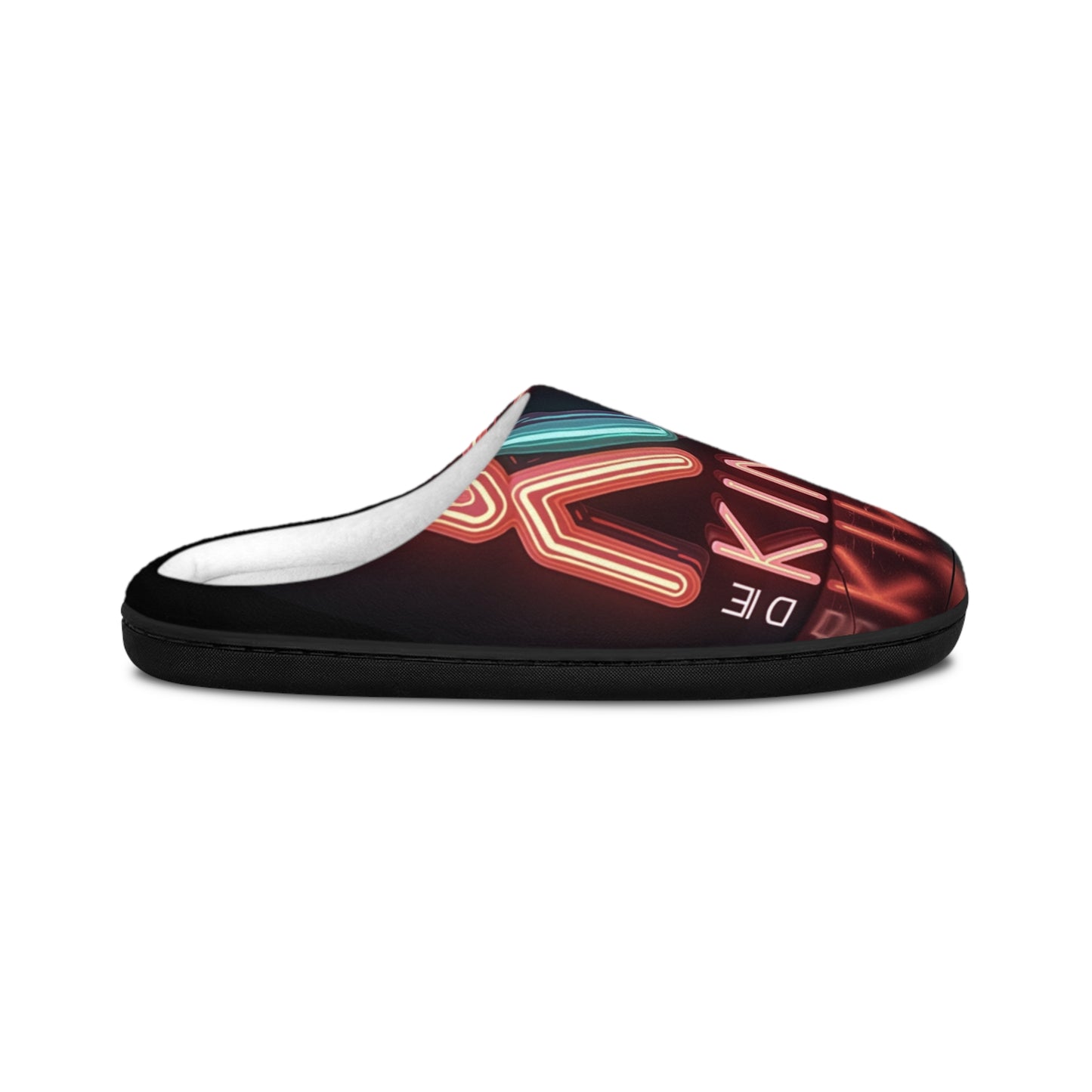 Cozy Neon Sign Indoor Slippers for Men
