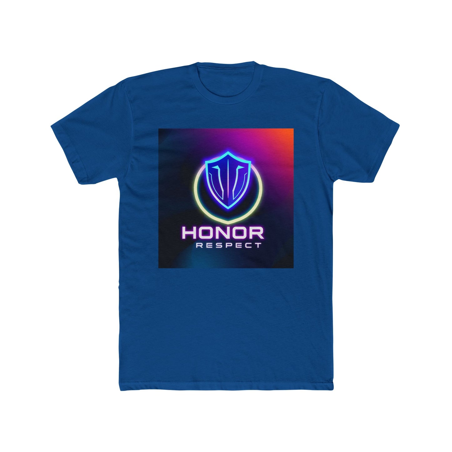 Unisex Cotton Crew Tee with Honor Respect and Role Model Design - Ideal for Gifts, Casual Wear, Appreciation Events, and Motivational Days