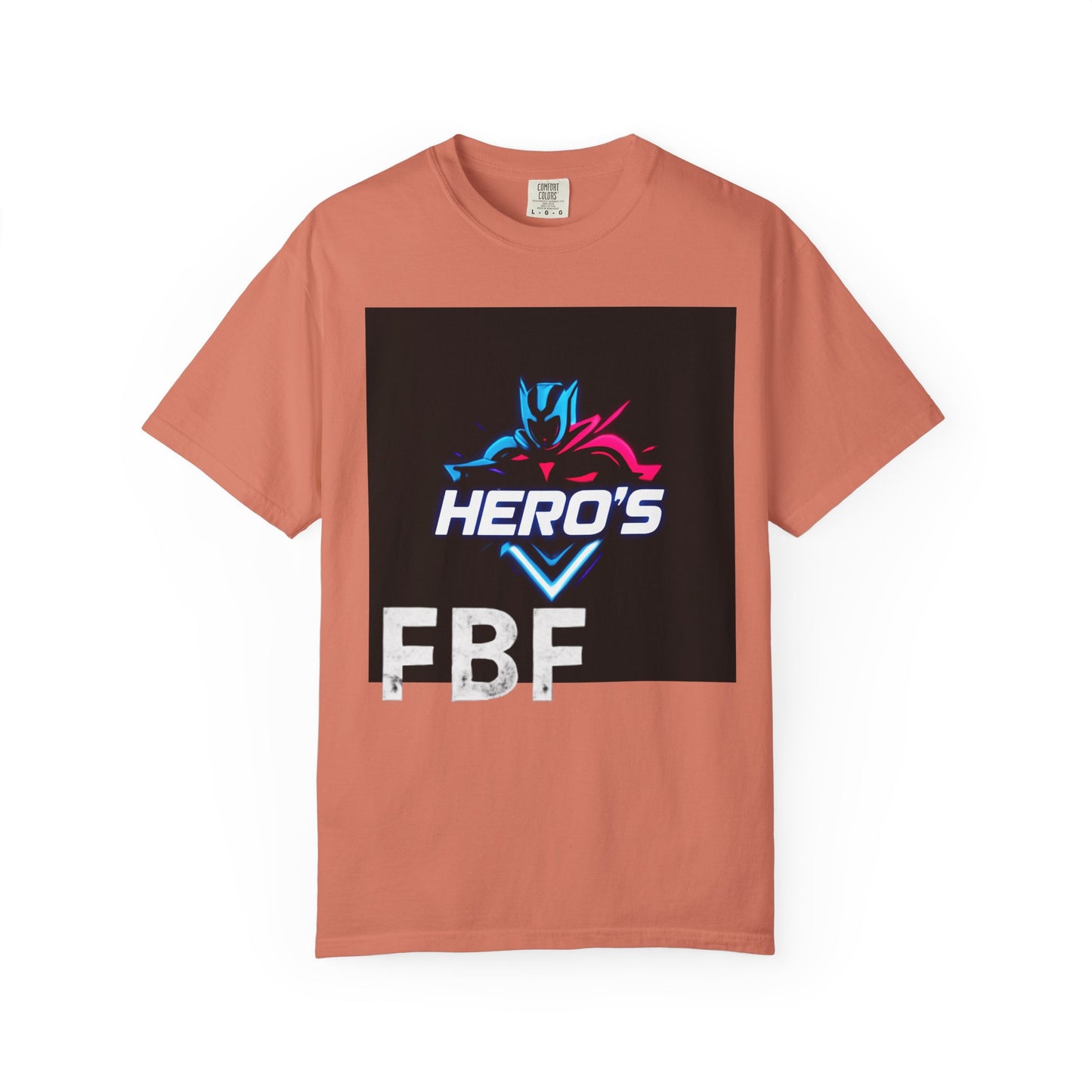 Hero's Unisex Garment-Dyed T-shirt, Casual Tee, Perfect for Gifting, Comic Fans, Hero Celebrations, Graphic Tee, Everyday Wear