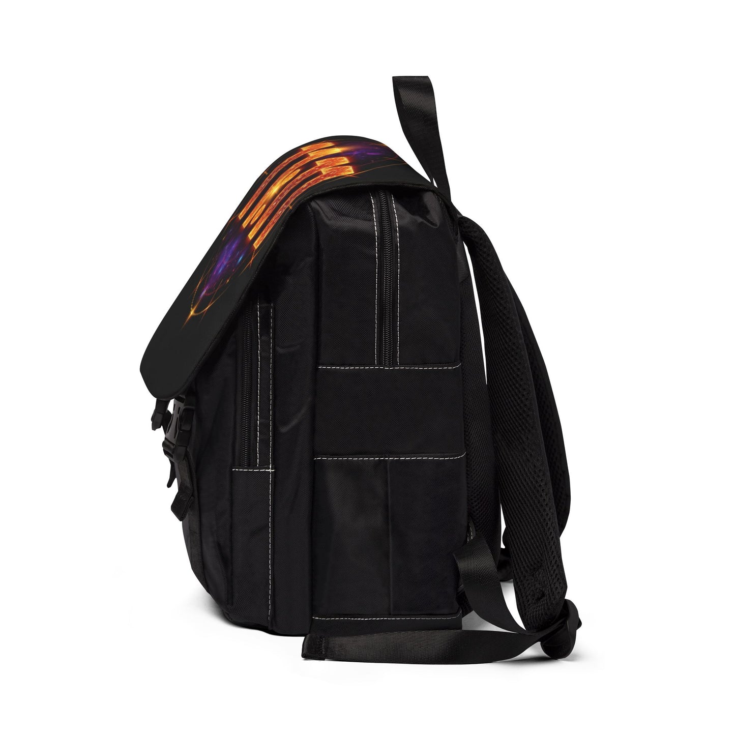 Cosmic 11:11 Shoulder Backpack | Unisex Daypack, Perfect for Festivals, College, Travel, Magic Moments, Unique Gift