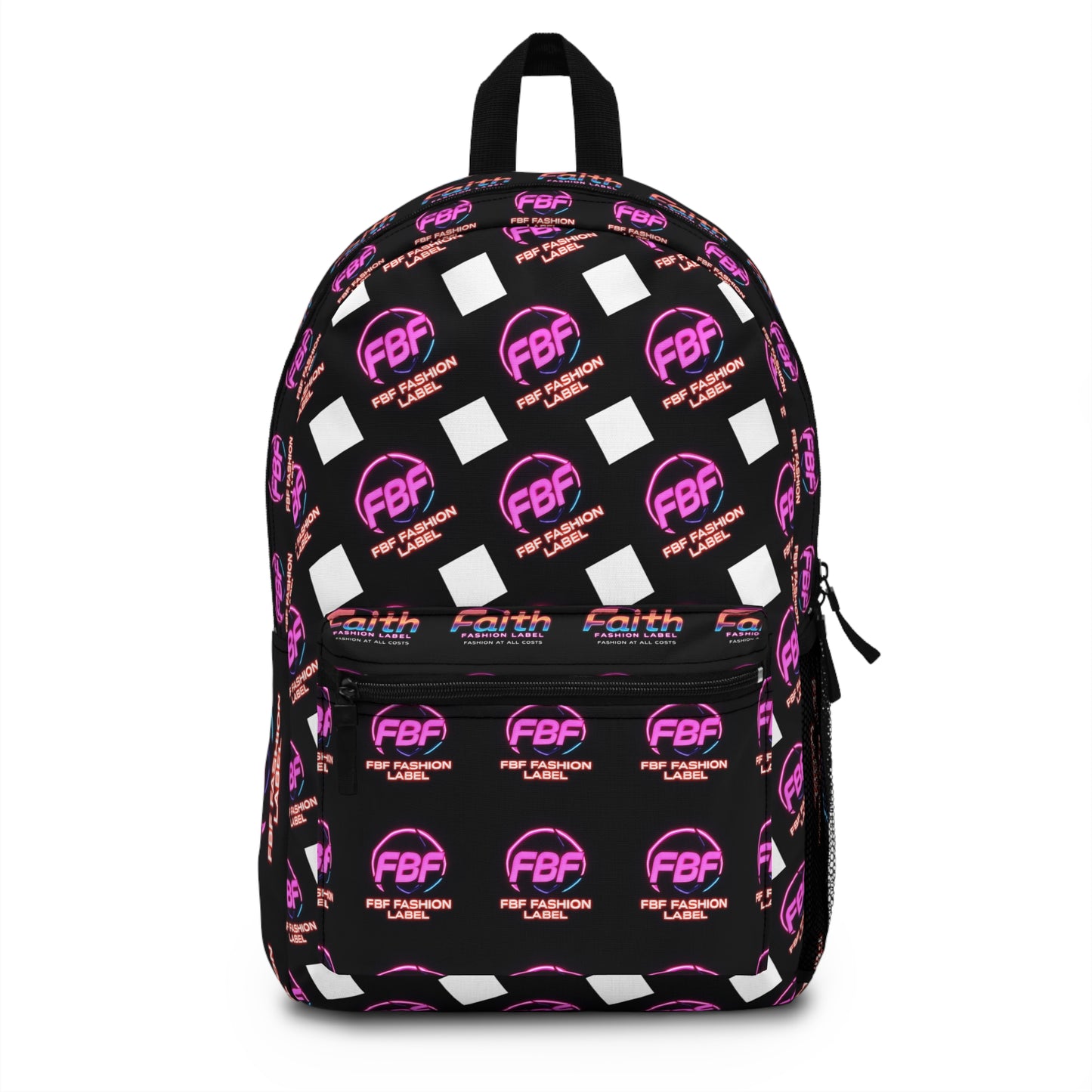Fashionable Backpack - Trendy, Stylish, Everyday Use, Back to School, Gift for Her, FBF Logo Design