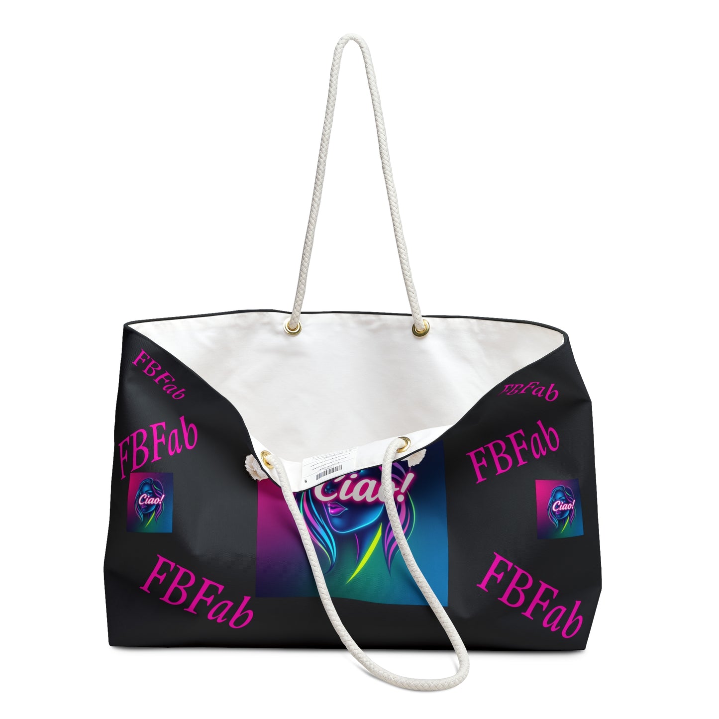 Weekender Bag - FBF Logo, Travel Tote, Gym Bag, Beach Bag, Overnight Bag, Stylish Carryall, Perfect Gift