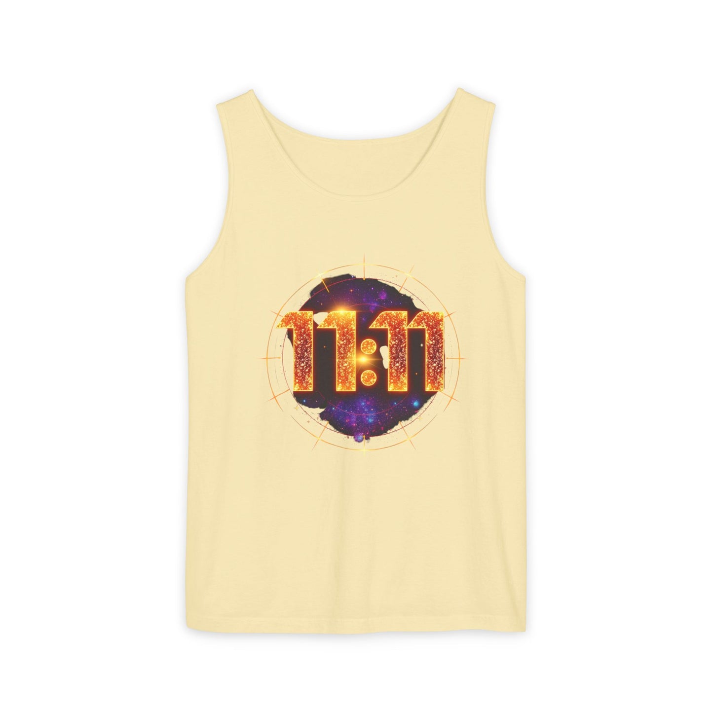 Celestial Glow Tank Top - 11:11 Design, Unisex, Festival Wear, Summer Style, Spiritual Gift, Casual Comfort