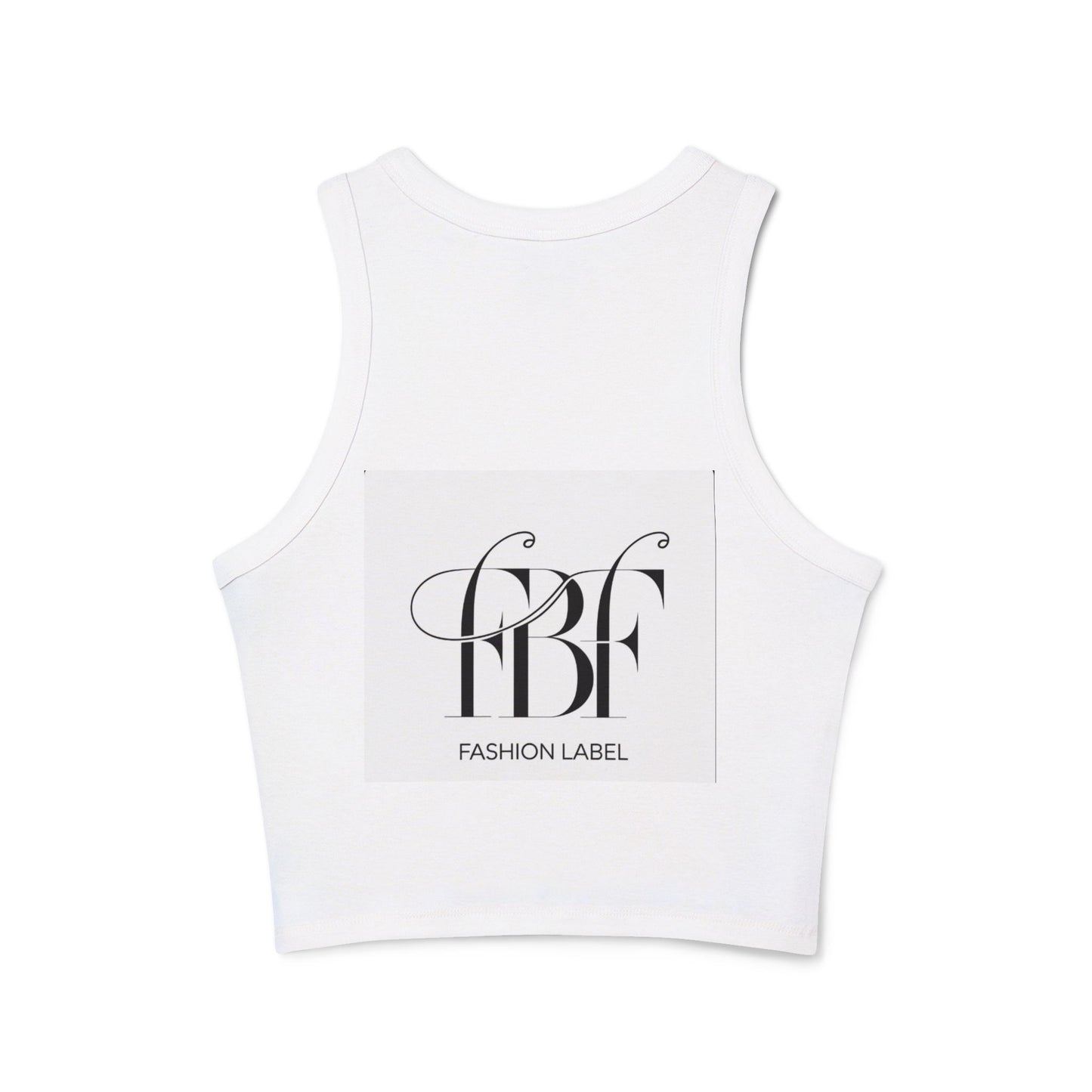 Trendy Women's Racer Tank Top with Neon Design, Summer Casual Top, Fashion Statement Shirt, Gift for Fashion Lovers, Stylish Workout Apparel