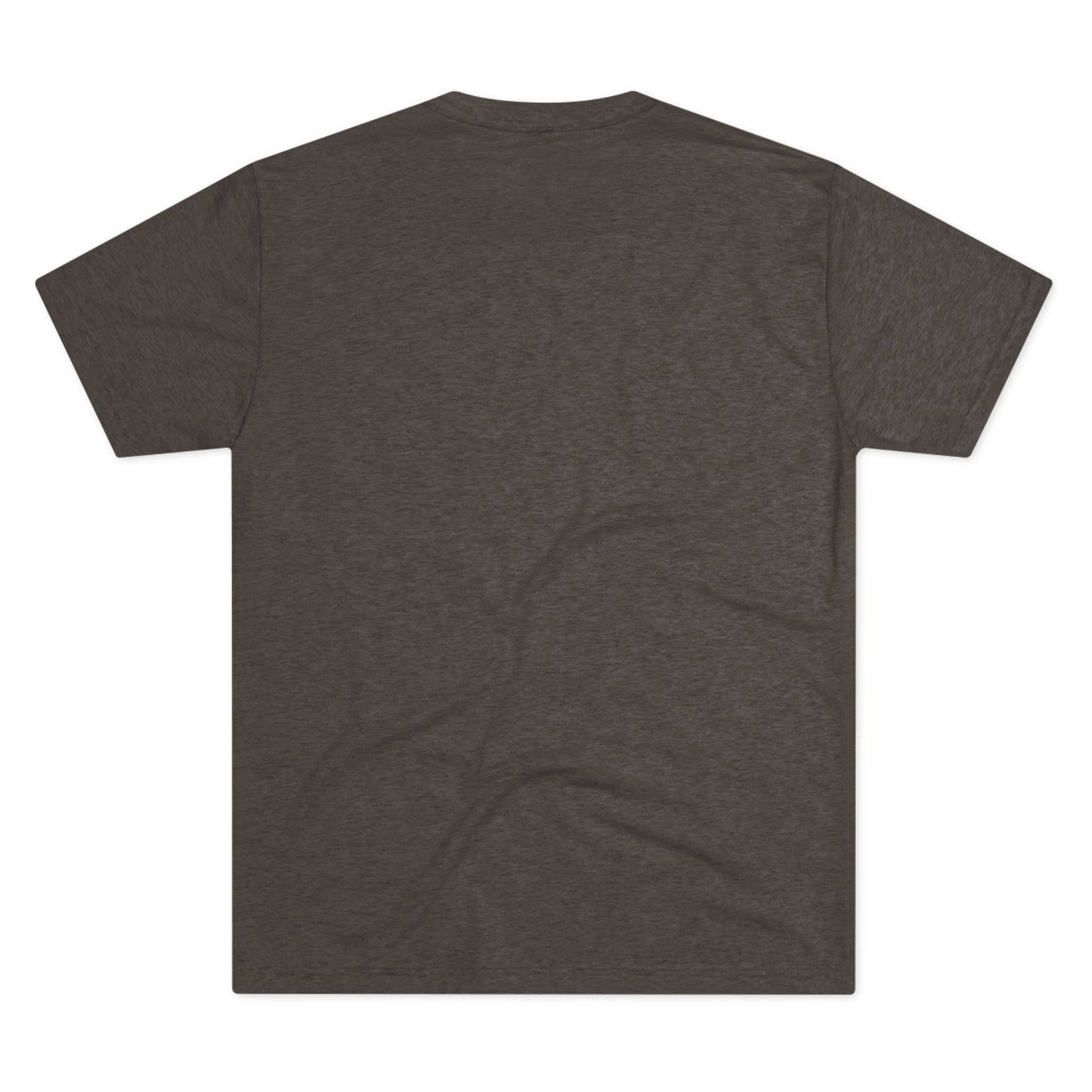 Fitness Motivation Tri-Blend Crew Tee - Vibrant Push-Up Design
