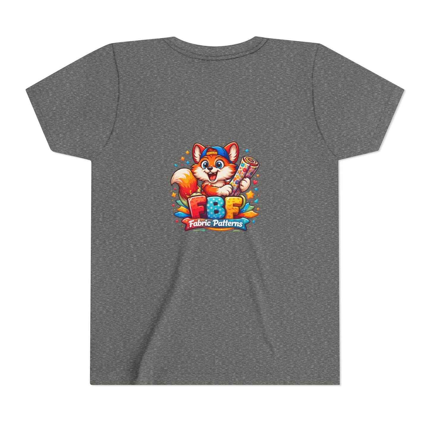 Youth Tee — Colorful Cartoon Fox 'FBF' Logo Kids Shirt