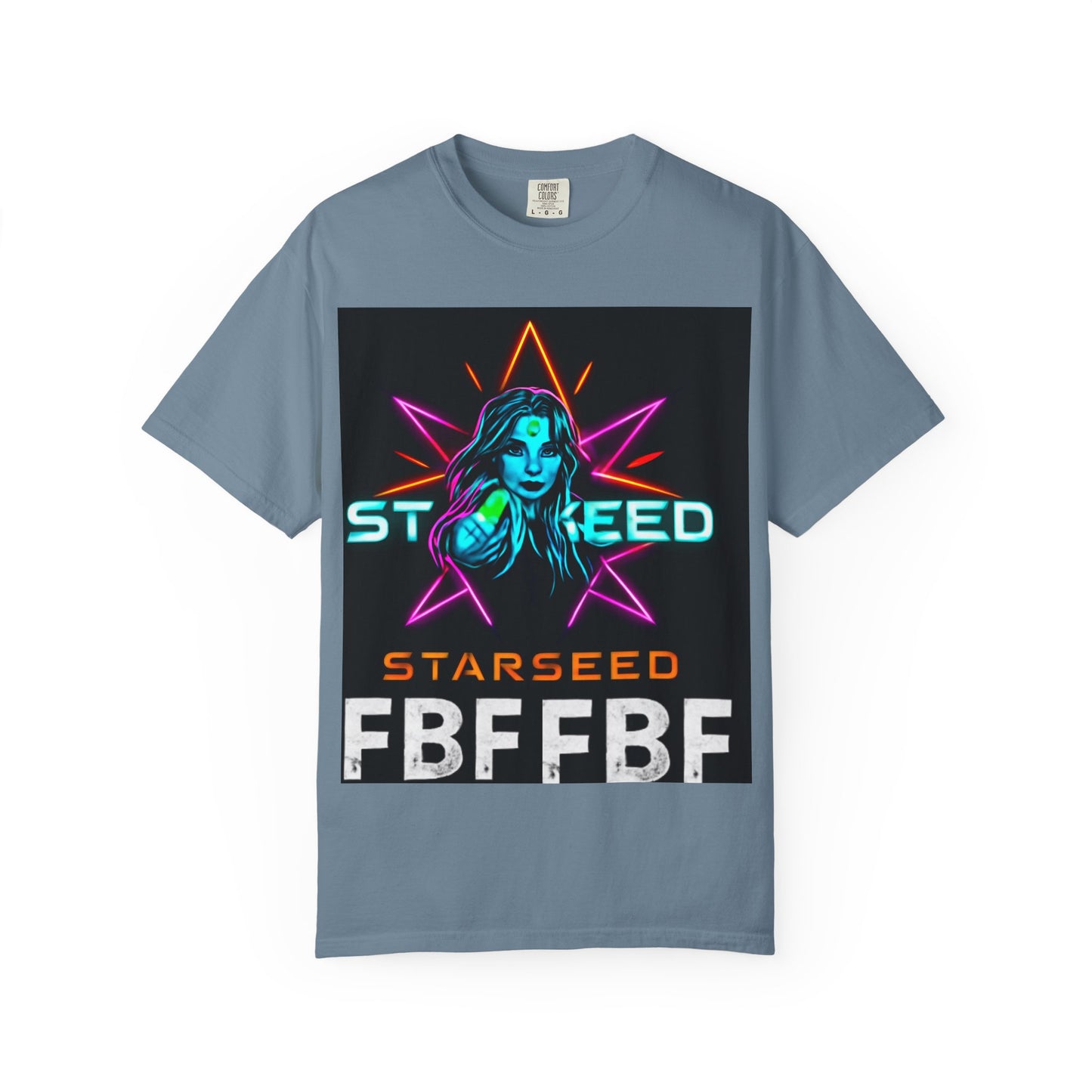 Neon Graphic T-Shirt - Starseed FBF Tee, Unisex Fashion, Cool Gift, Festival Wear, Retro Style, Casual Streetwear