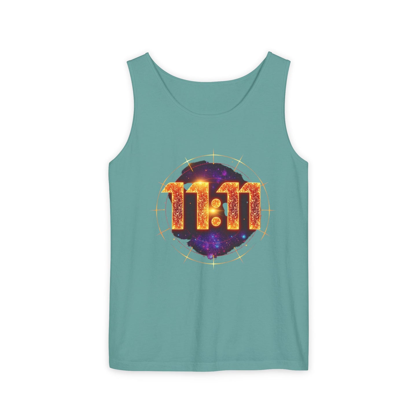 Celestial Glow Tank Top - 11:11 Design, Unisex, Festival Wear, Summer Style, Spiritual Gift, Casual Comfort