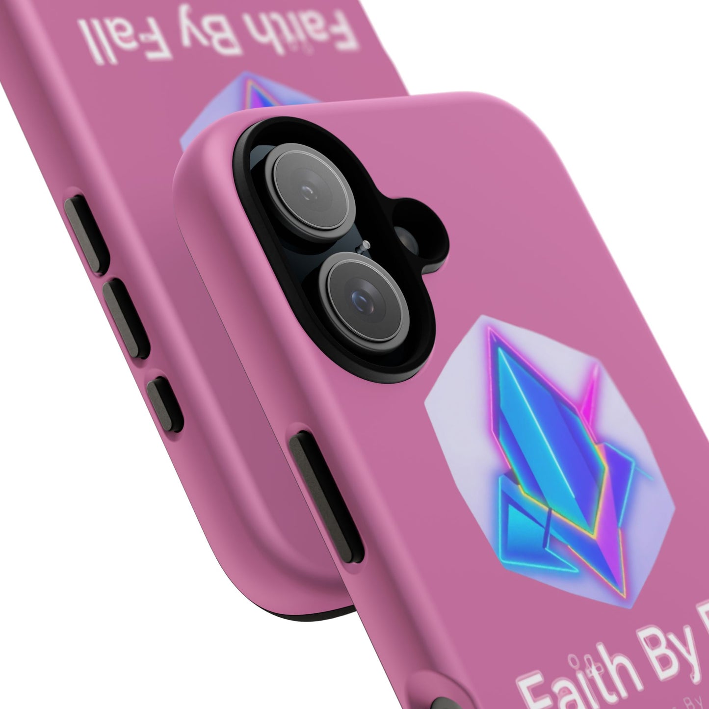 Vibrant Phone Case with Motivational Design - Faith By Fall, Colorful Phone Cover, Customizable Mobile Accessory, Unique Gift Idea, [...]