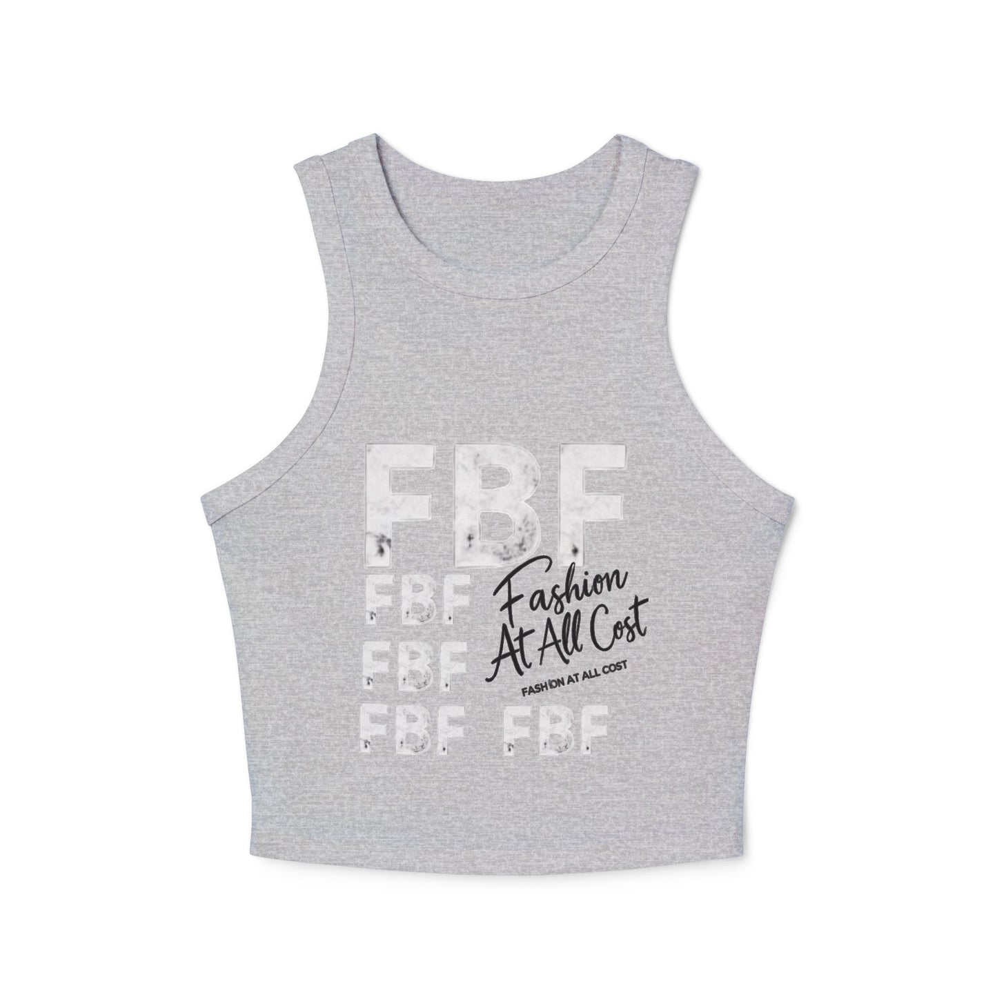 Stylish Women's Tank Top - Fashion At All Cost, Summer Casual Wear, Workout Top, Trendy Crop, Gift for Fashion Lovers