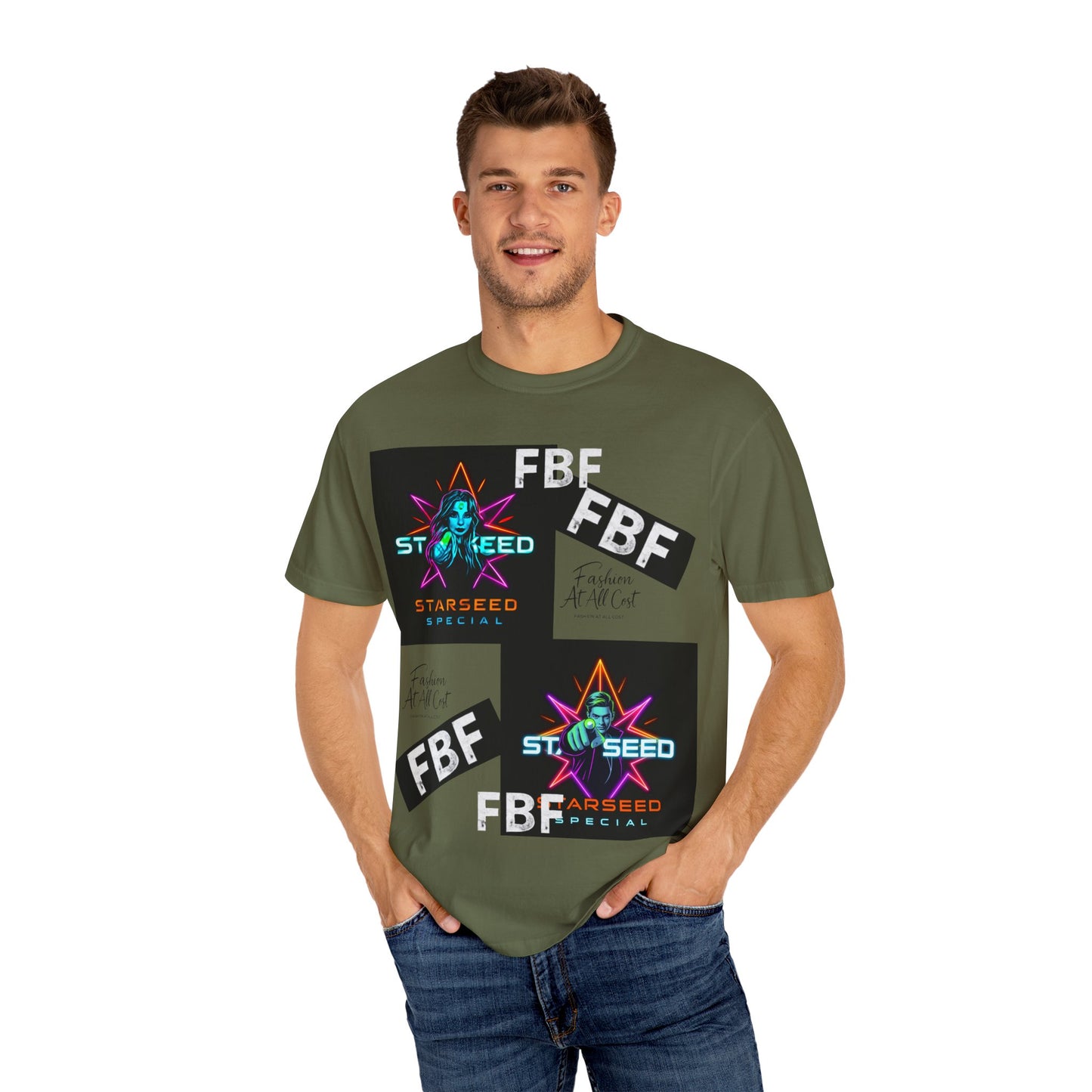 Garment-Dyed T-shirt, Trendy Graphic Tee, Casual Streetwear, Gift for Fashion Lovers, Unisex Style, Everyday Wear