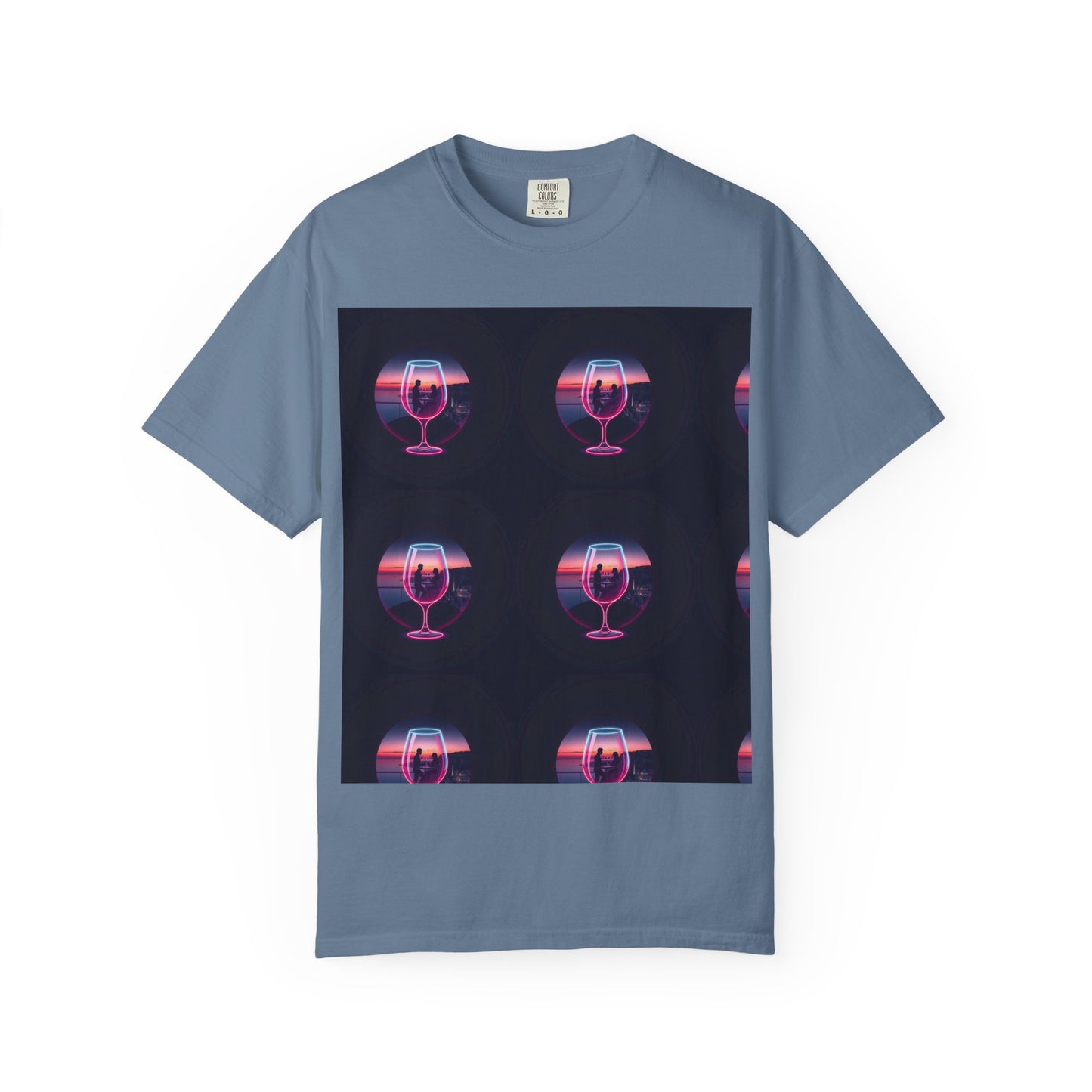Retro Sunset Glasses T-Shirt, Unisex Garment-Dyed Tee for Casual Wear, Vintage Aesthetic Shirt, Gift for Friends, Summer Vibes Tee, [...]