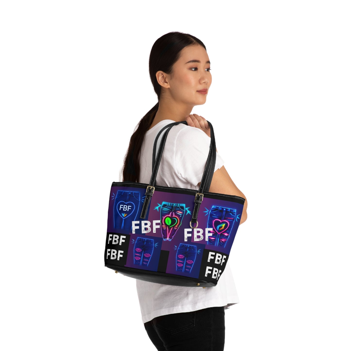 FBF PU Leather Shoulder Bag - Stylish Handbag for Everyday Use, Perfect Gift for Friends, Birthday, Casual Outings, Fashion Accessory, [...]