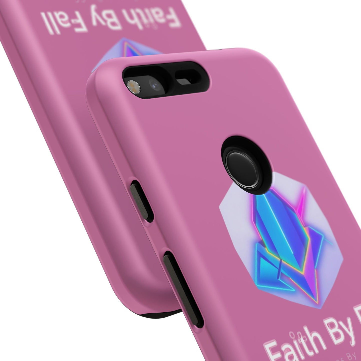 Vibrant Phone Case with Motivational Design - Faith By Fall, Colorful Phone Cover, Customizable Mobile Accessory, Unique Gift Idea, [...]