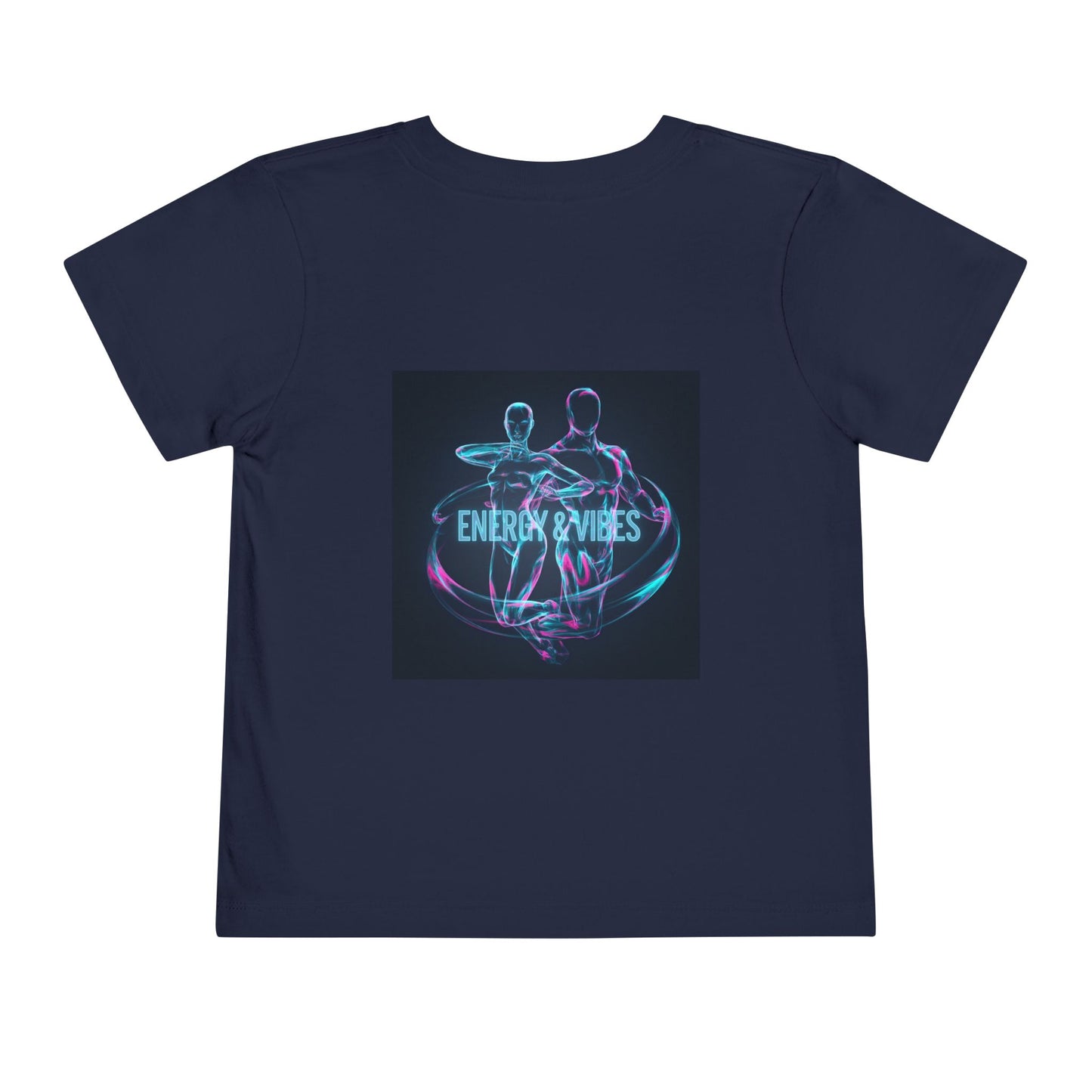 Toddler Tee — Energy & Vibes Neon Dance Graphic