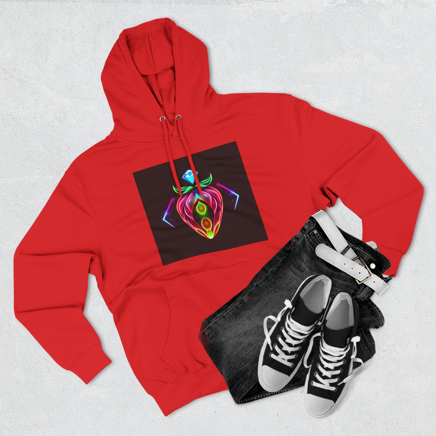Vibrant Art Hoodie, Colorful Fleece Hoodie, Unique Sweatshirt, Artistic Gift, Cozy Layer for Every Occasion