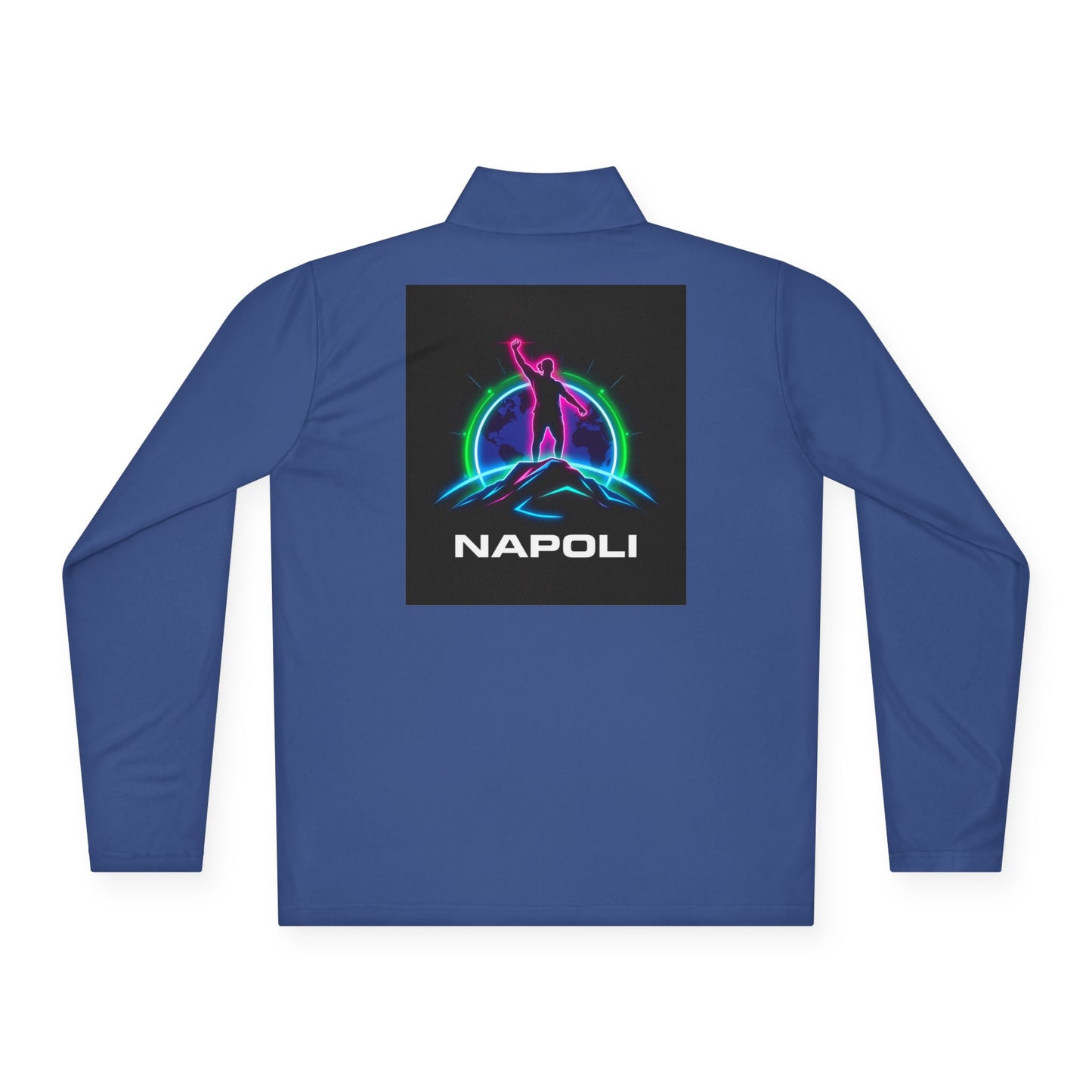 Vibrant Unisex Quarter-Zip Pullover - Perfect for Casual Outings, Outdoor Adventures, Gifts, Napoli Inspired Apparel, Stylish Activewear