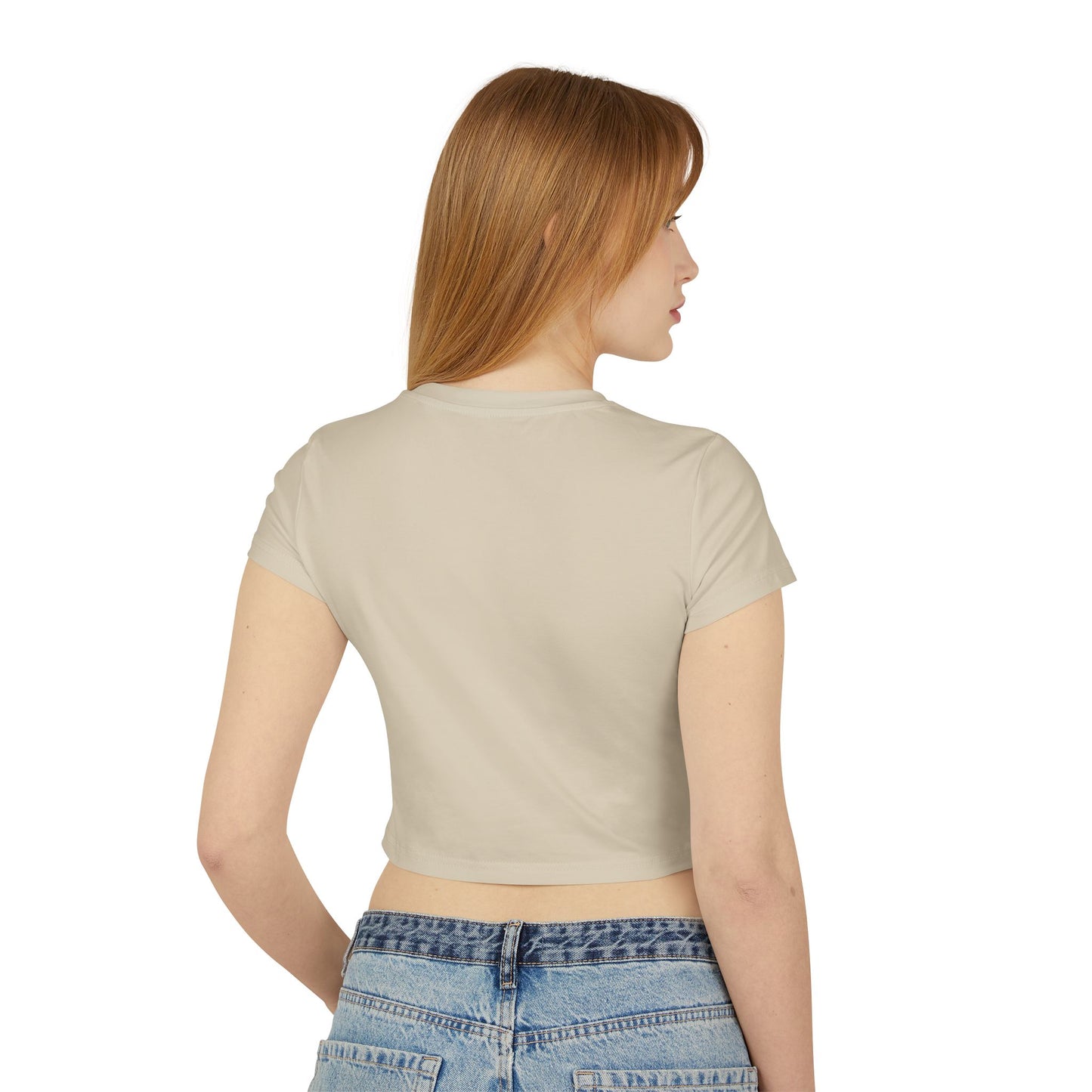 Not My Vibe Cropped Baby Tee — Funny Sarcastic Graphic Top for Women