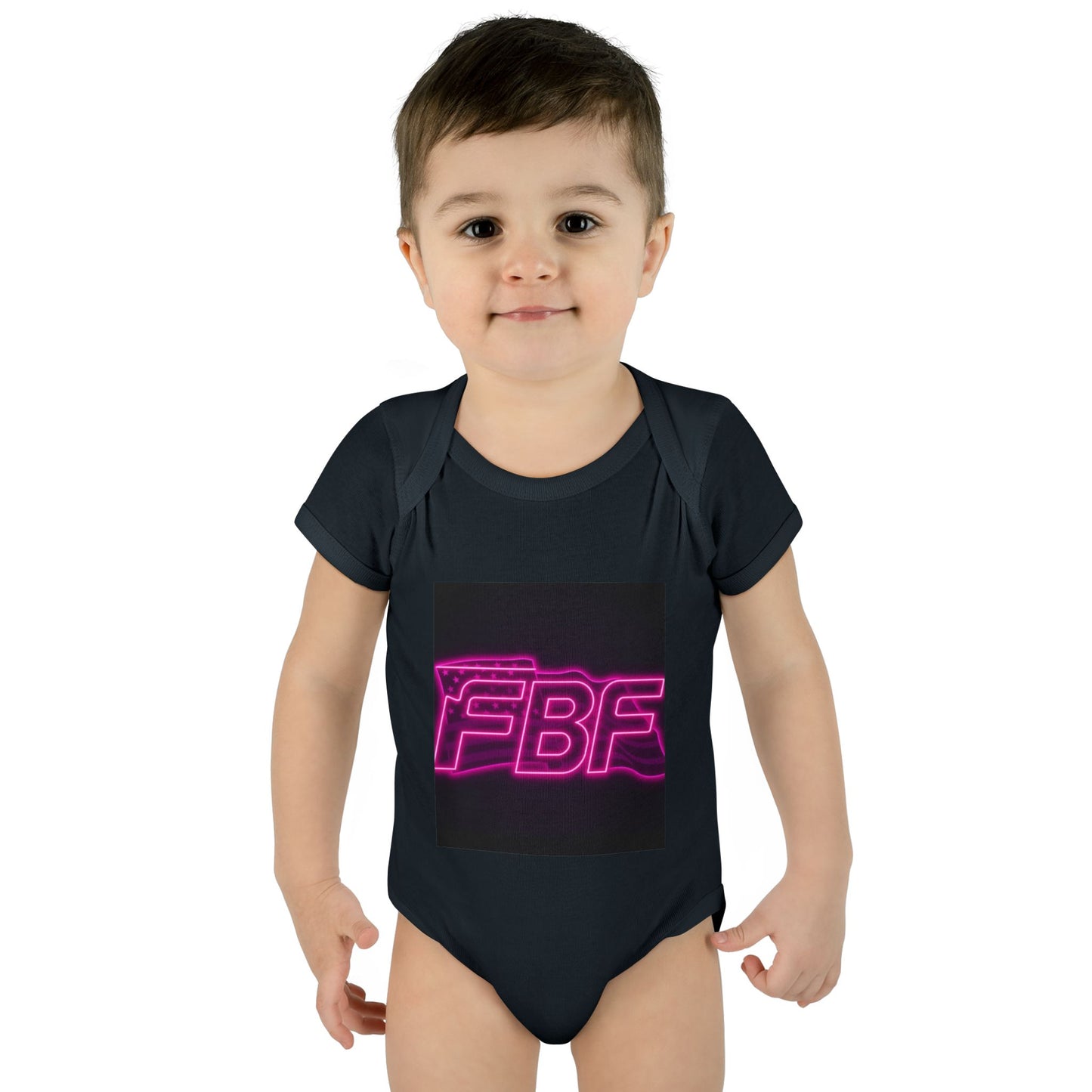 Neon Baby Bodysuit for Trendy Infants, Cool Graphic Onesie, Unique Baby Gift, Personalized Baby Outfit, Modern Infant Apparel