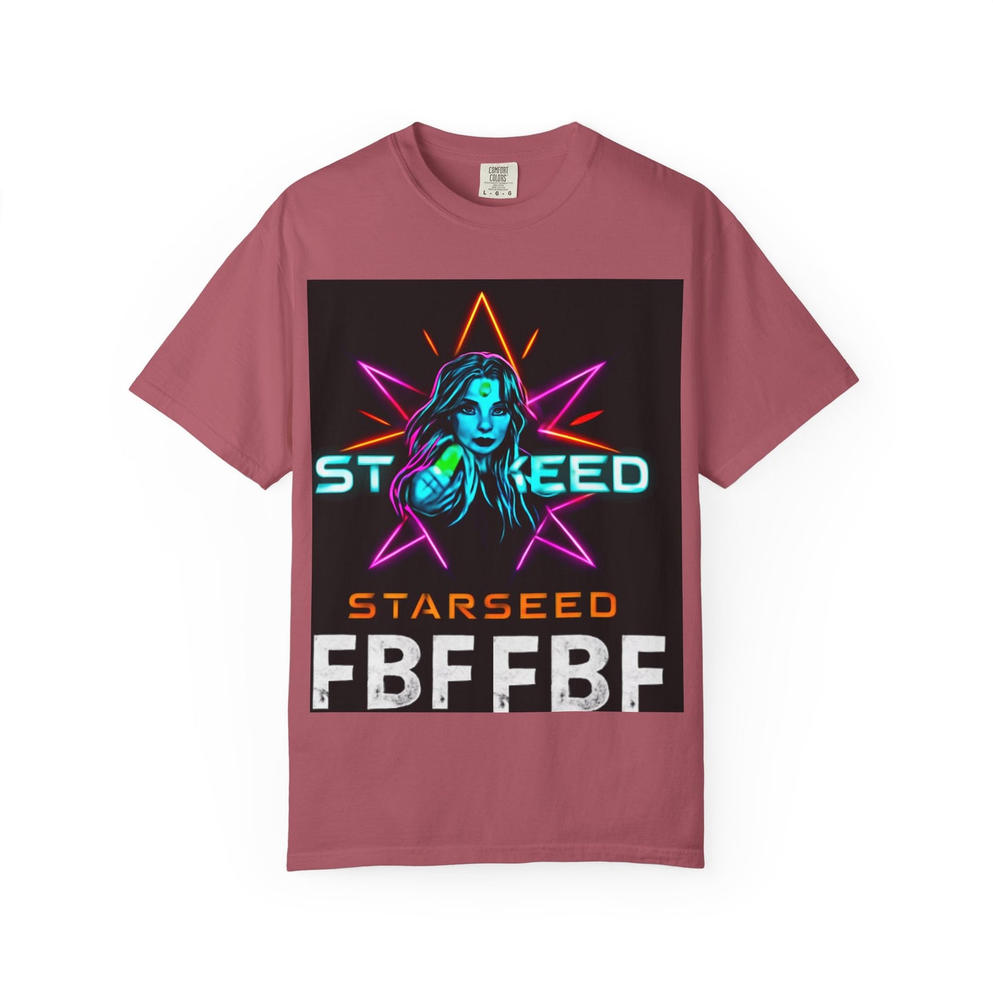 Neon Graphic T-Shirt - Starseed FBF Tee, Unisex Fashion, Cool Gift, Festival Wear, Retro Style, Casual Streetwear