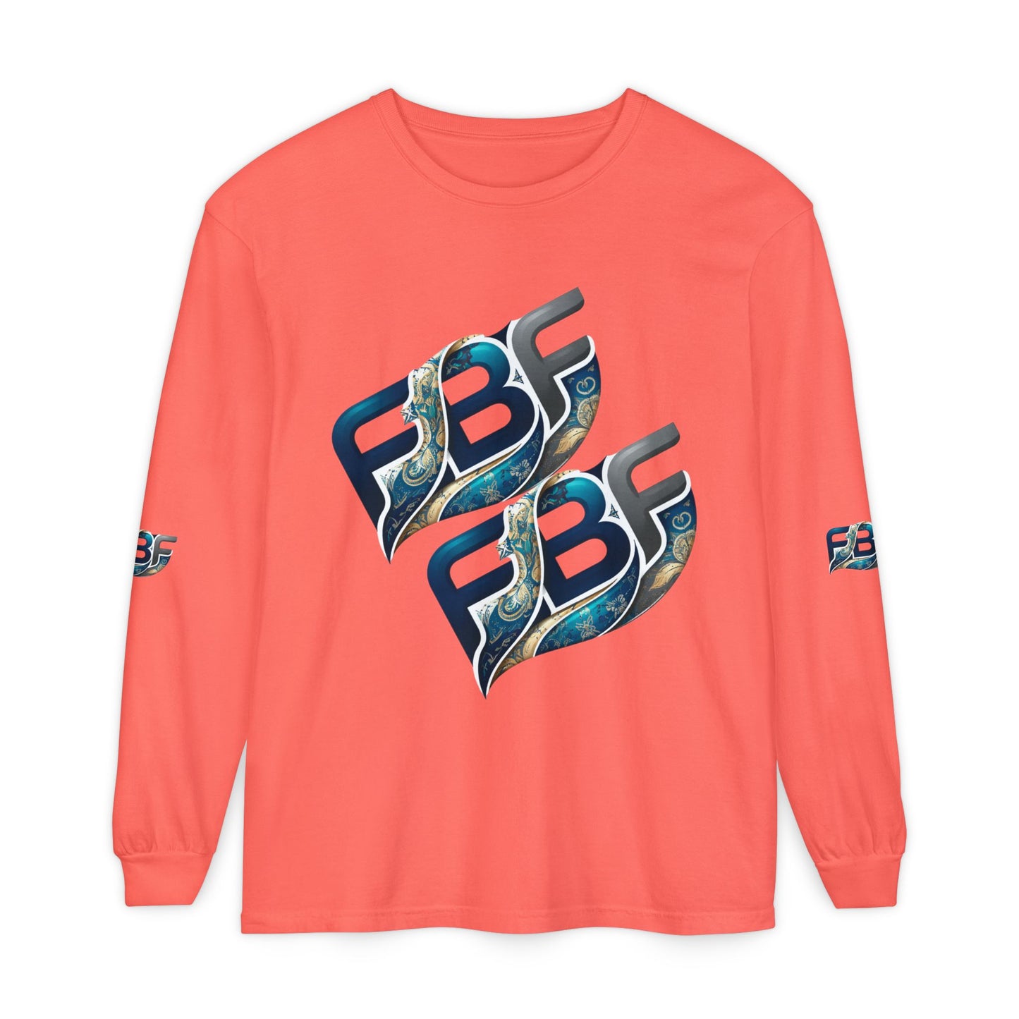 FBF Logo Long Sleeve T‑Shirt — Graphic Streetwear Tee