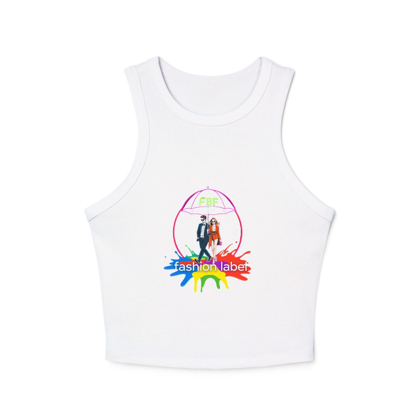Women's Micro Rib Racer Tank Top