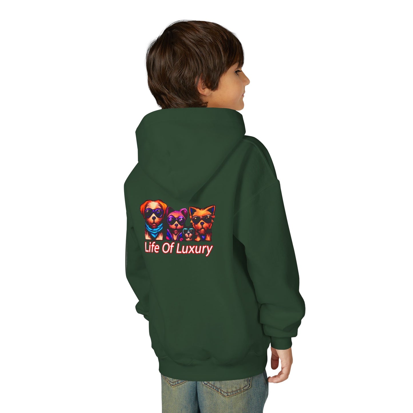 Youth Heavy Blend Hooded Sweatshirt