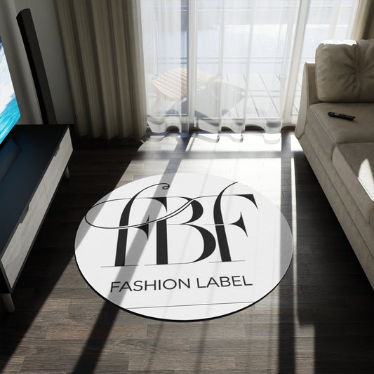 Stylish Round Rug | FBF Fashion Label Design for Modern Homes