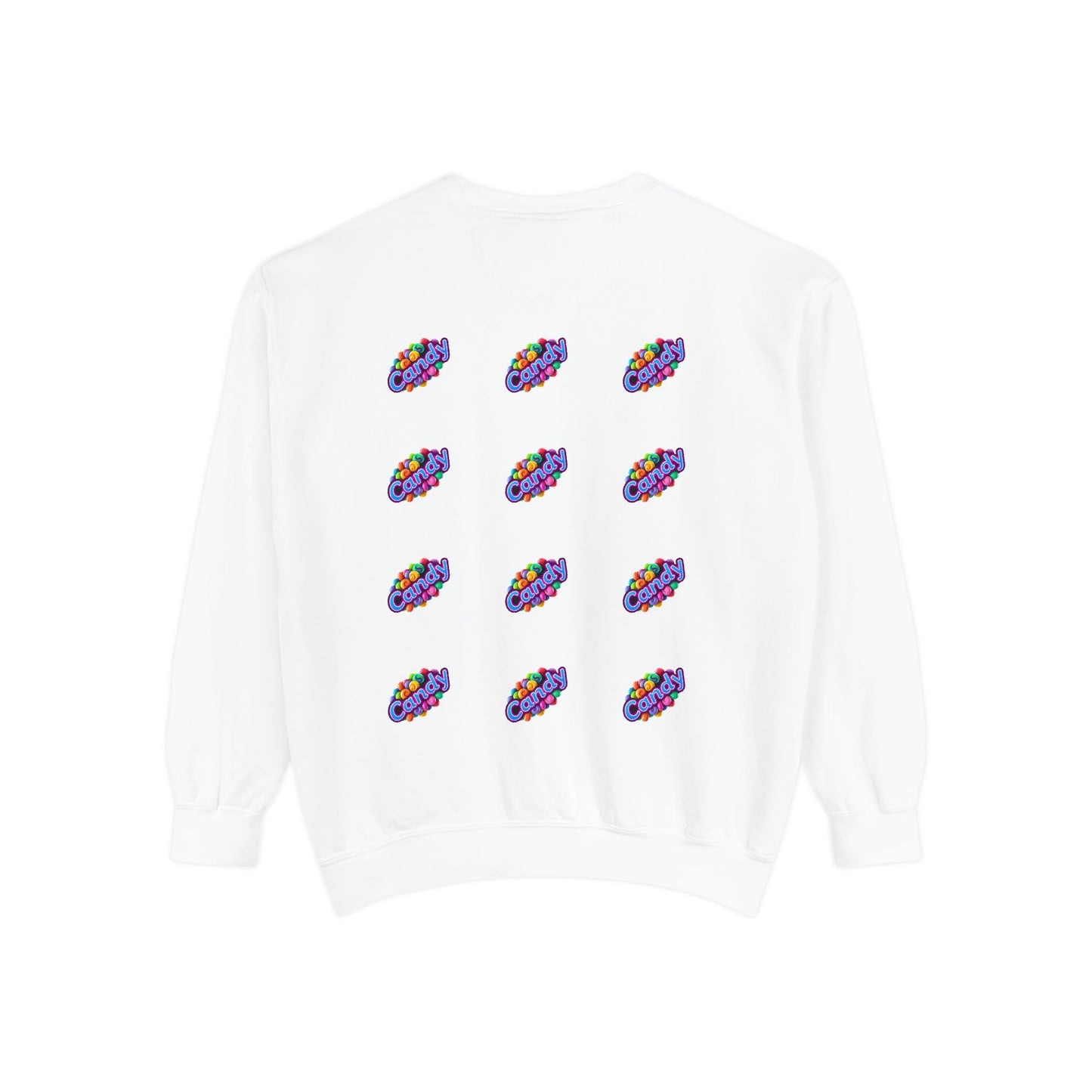 Candy-Themed Unisex Garment-Dyed Sweatshirt - Nostalgic Apparel for Sweet Lovers, Cozy Casual Wear, Gift for Candy Lovers, Colorful [...]