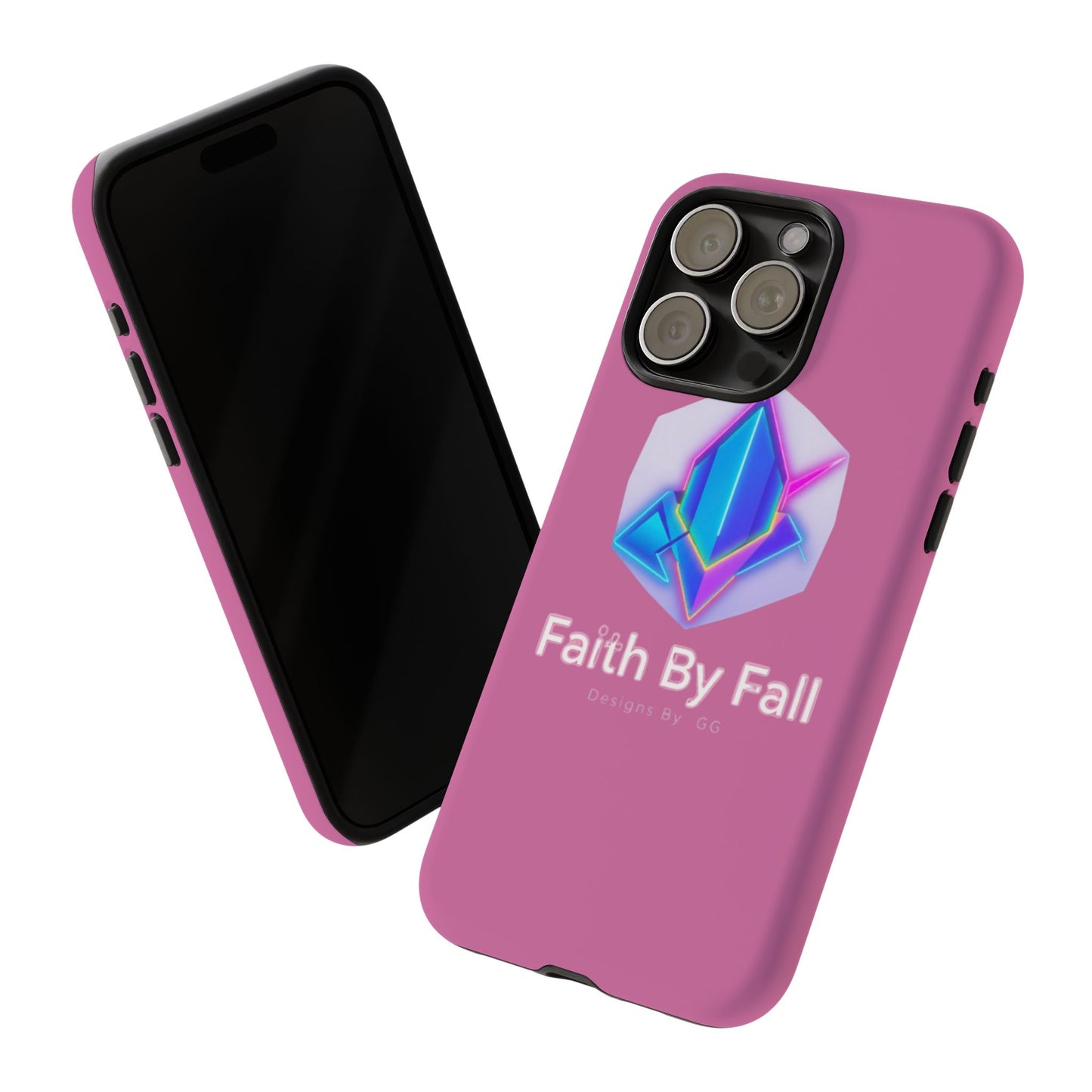 Vibrant Phone Case with Motivational Design - Faith By Fall, Colorful Phone Cover, Customizable Mobile Accessory, Unique Gift Idea, [...]