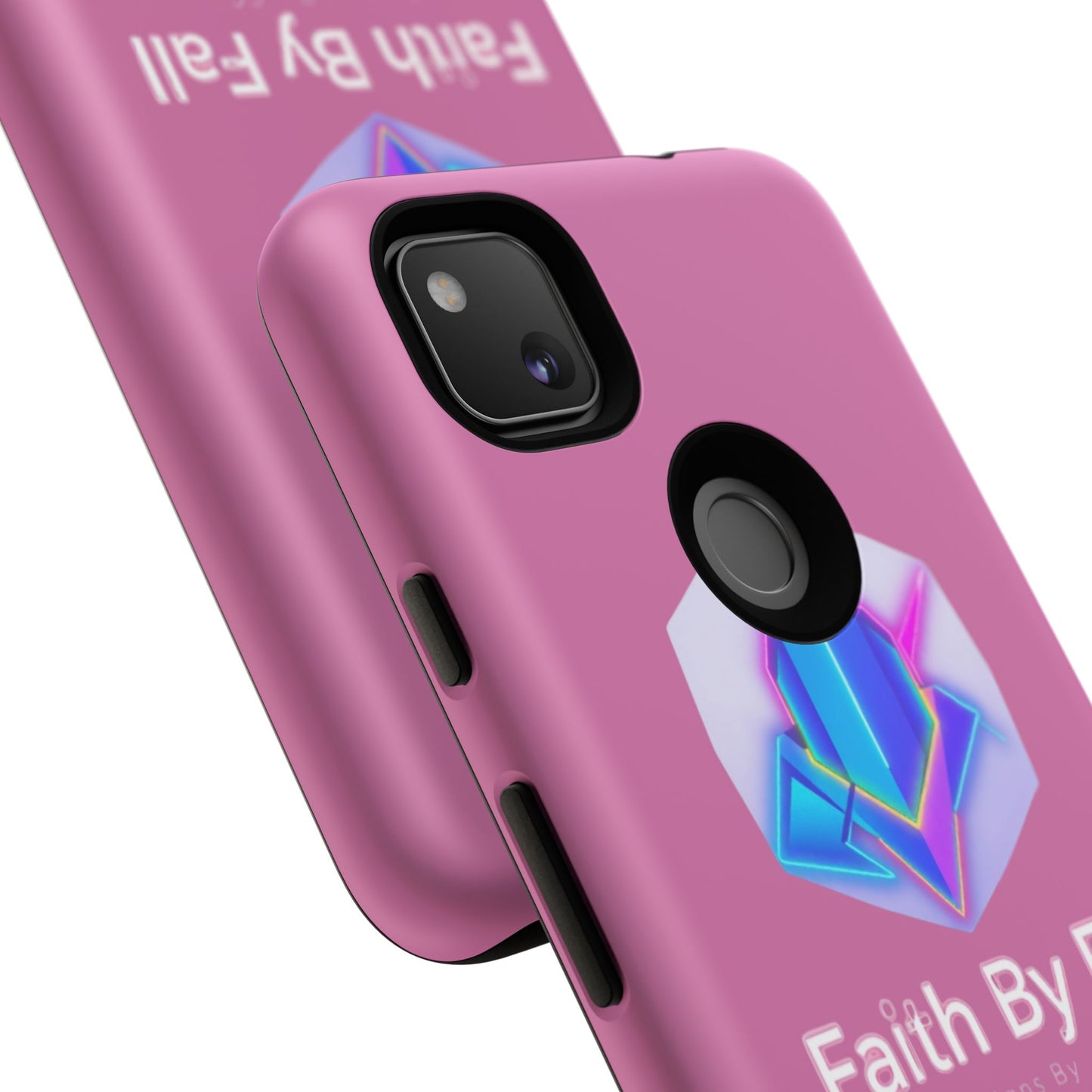 Vibrant Phone Case with Motivational Design - Faith By Fall, Colorful Phone Cover, Customizable Mobile Accessory, Unique Gift Idea, [...]
