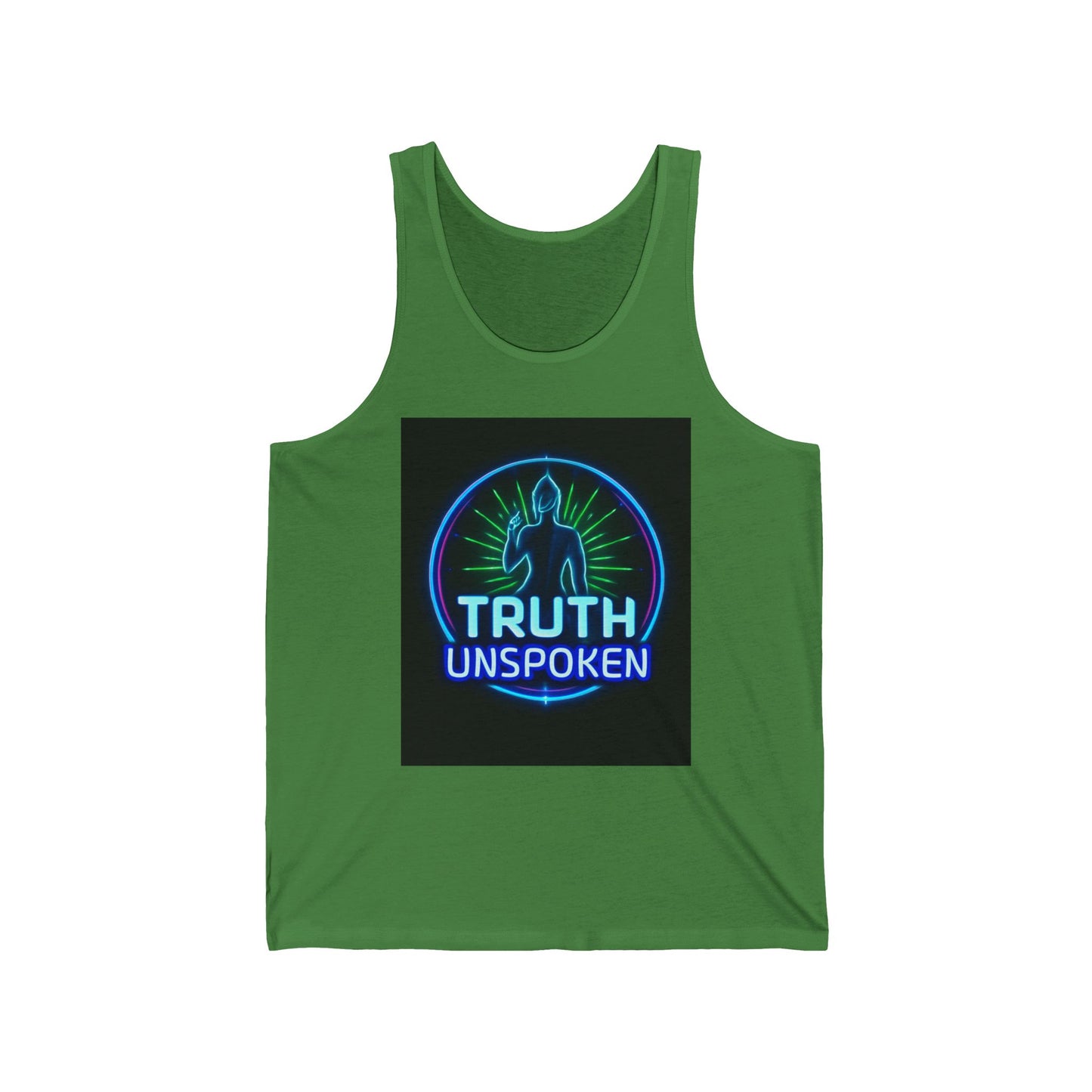 Neon Truth Unisex Jersey Tank - Inspirational Gift, Festival Wear, Summer Style, Screen-Printed Apparel, Casual Tank Top