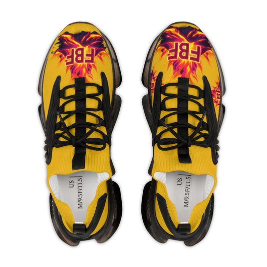 Neon Light Men's Mesh Sneakers, Stylish Athletic Shoes, Comfortable Streetwear, Perfect for Casual Outings, Trendy Gift Idea