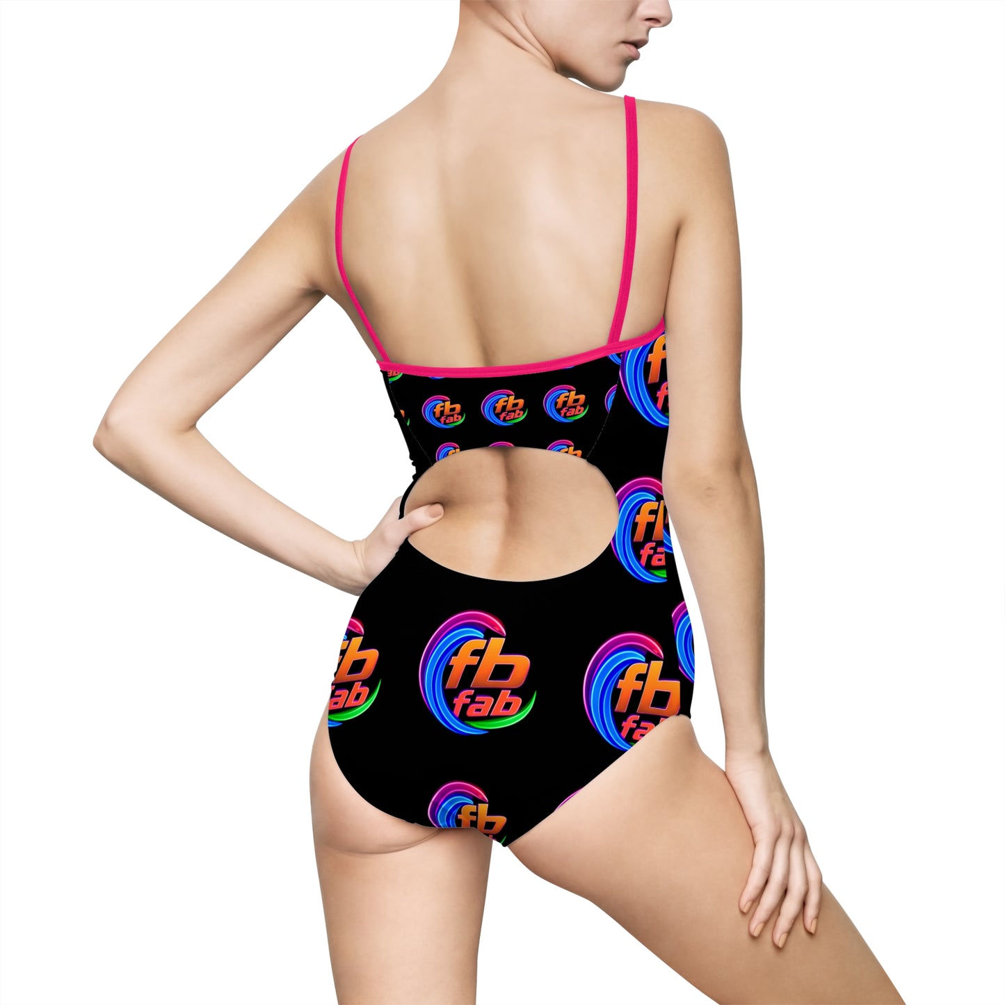 Lucky Lady Women's One-Piece Swimsuit - Stylish Swimwear for Beach Days