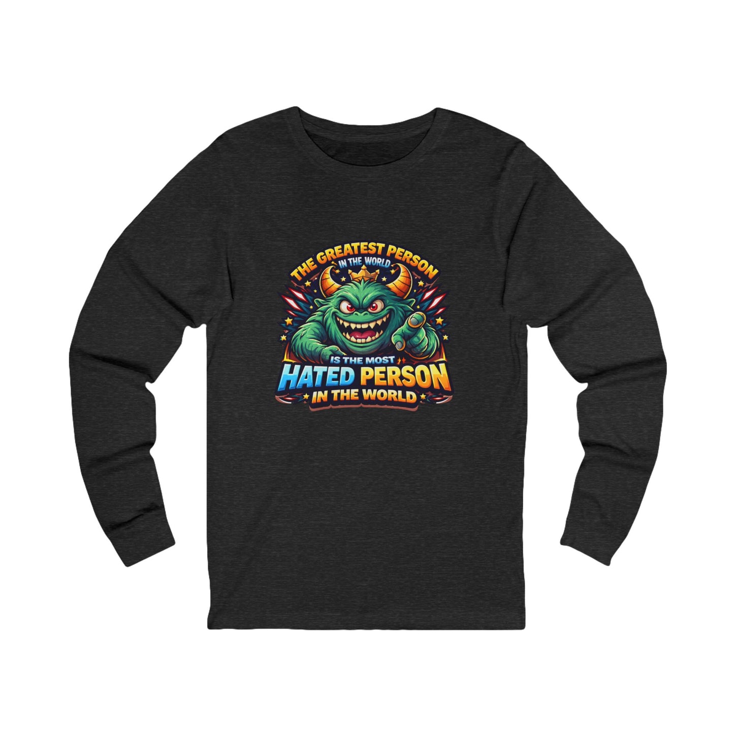 Greatest hated monster Unisex Jersey Long Sleeve Tee