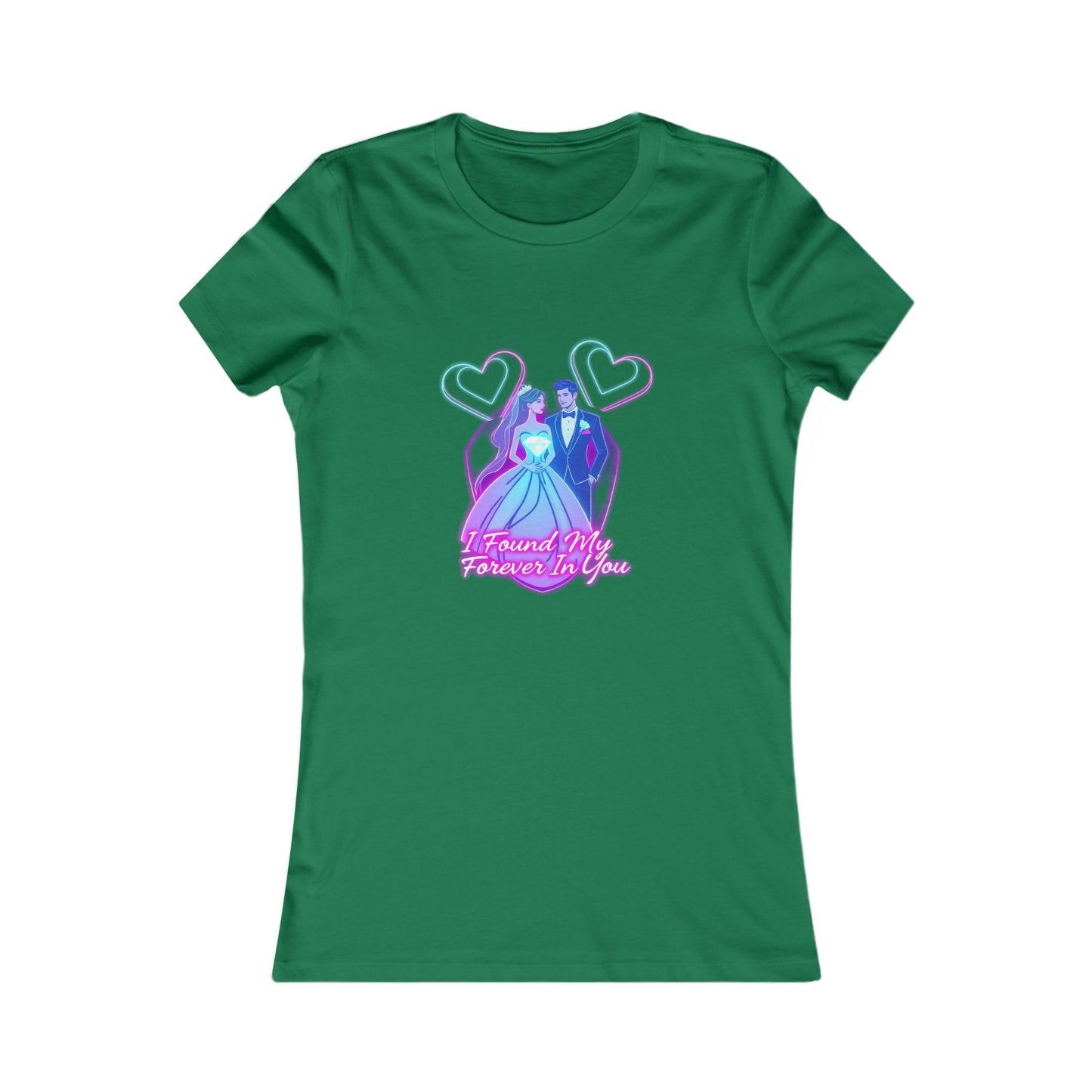 Wedding Bride Tee — "Found My Forever" Bridal T‑Shirt