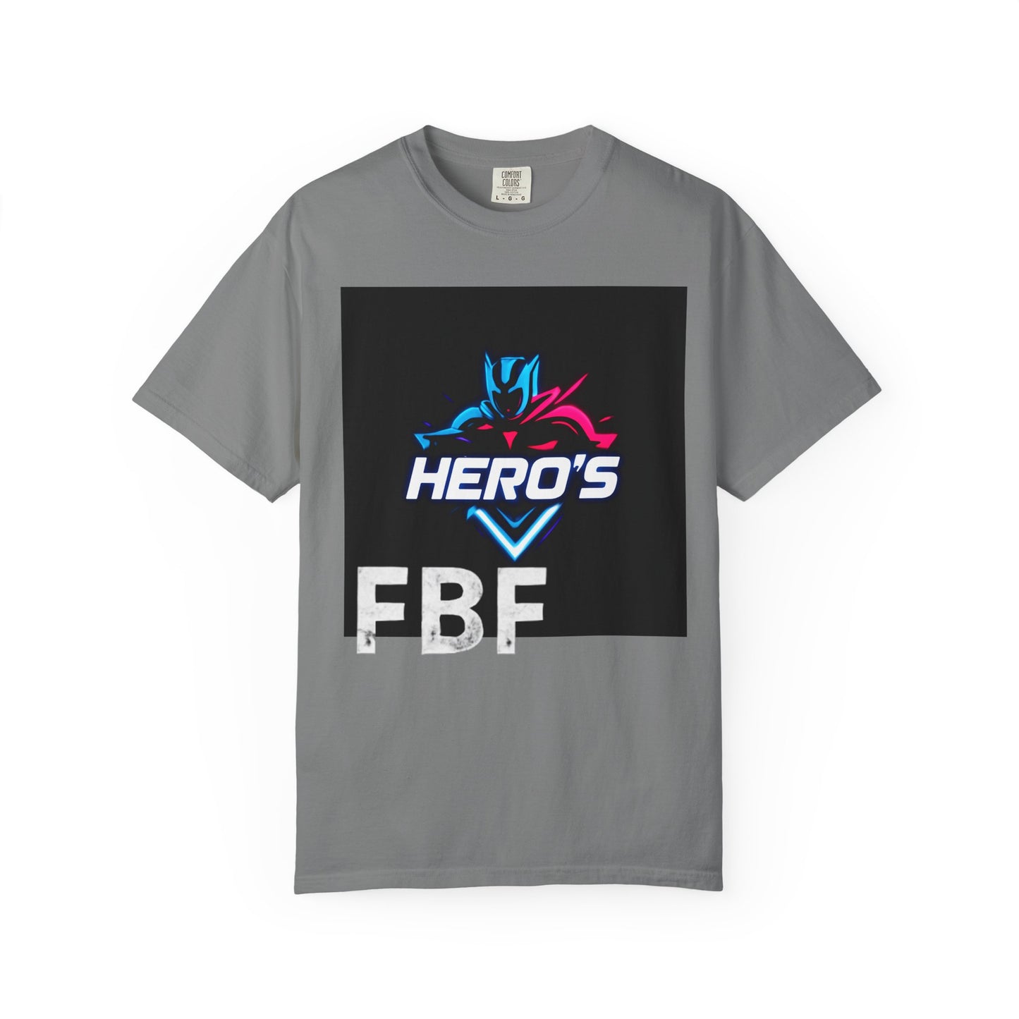 Hero's Unisex Garment-Dyed T-shirt, Casual Tee, Perfect for Gifting, Comic Fans, Hero Celebrations, Graphic Tee, Everyday Wear