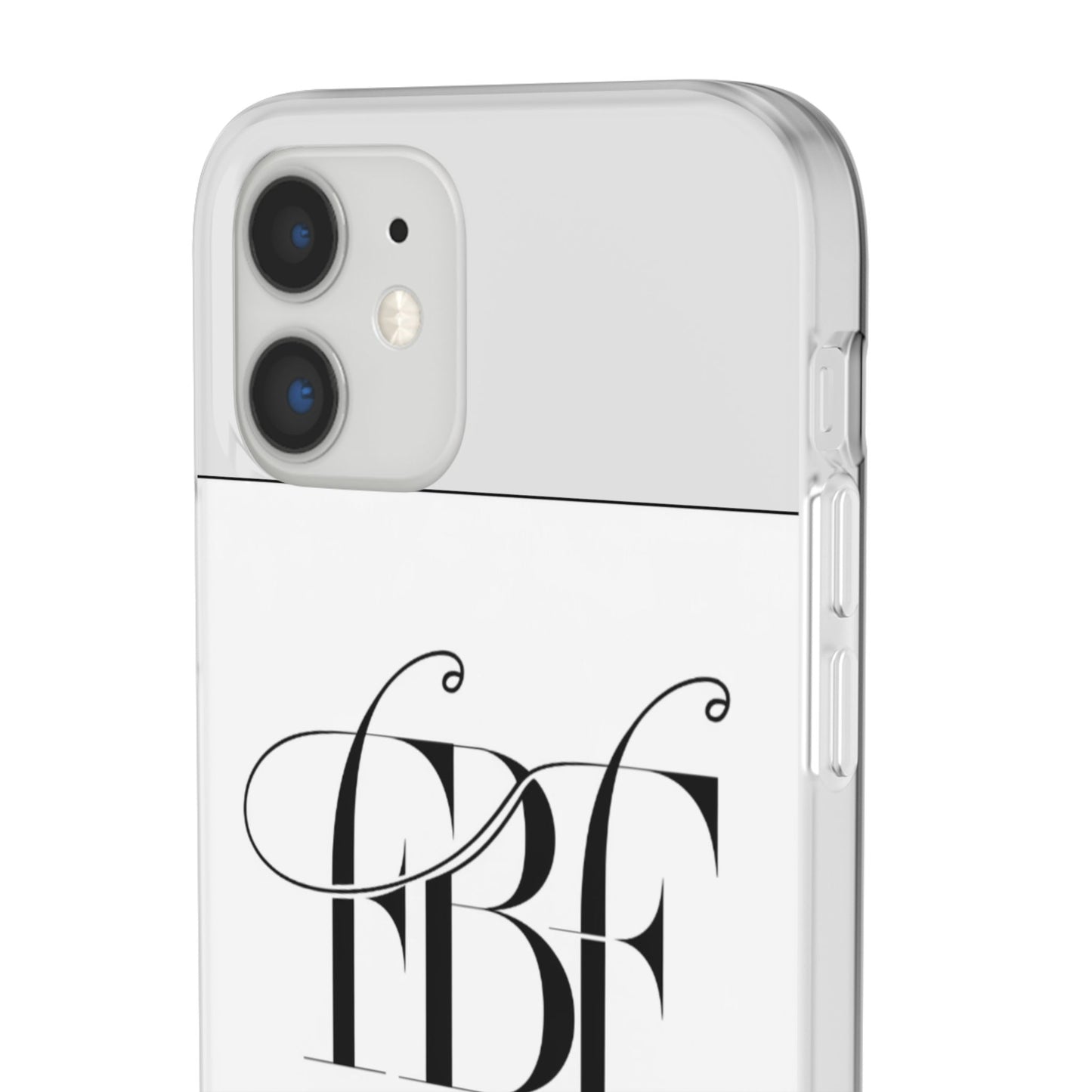 Chic Flexi Phone Case with Fashion Label Design