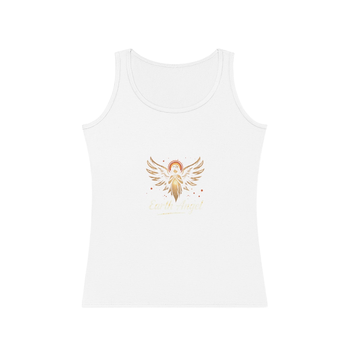 Women's Inspirational Tank Top - Angel Design, Casual Summer Wear, Motivational Gift, Birthday Gift, Spiritual Apparel