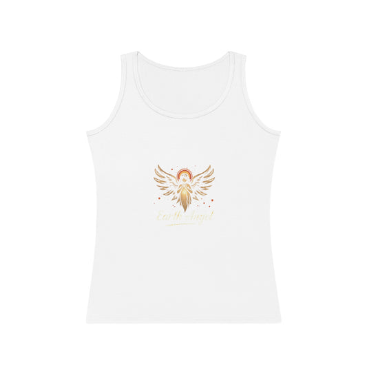 Women's Inspirational Tank Top - Angel Design, Casual Summer Wear, Motivational Gift, Birthday Gift, Spiritual Apparel