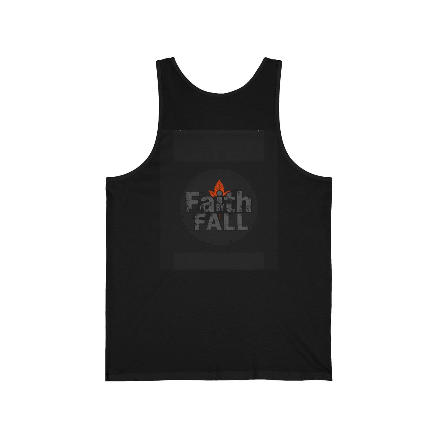 Fall Faith Unisex Jersey Tank Top - Inspirational Autumn Apparel