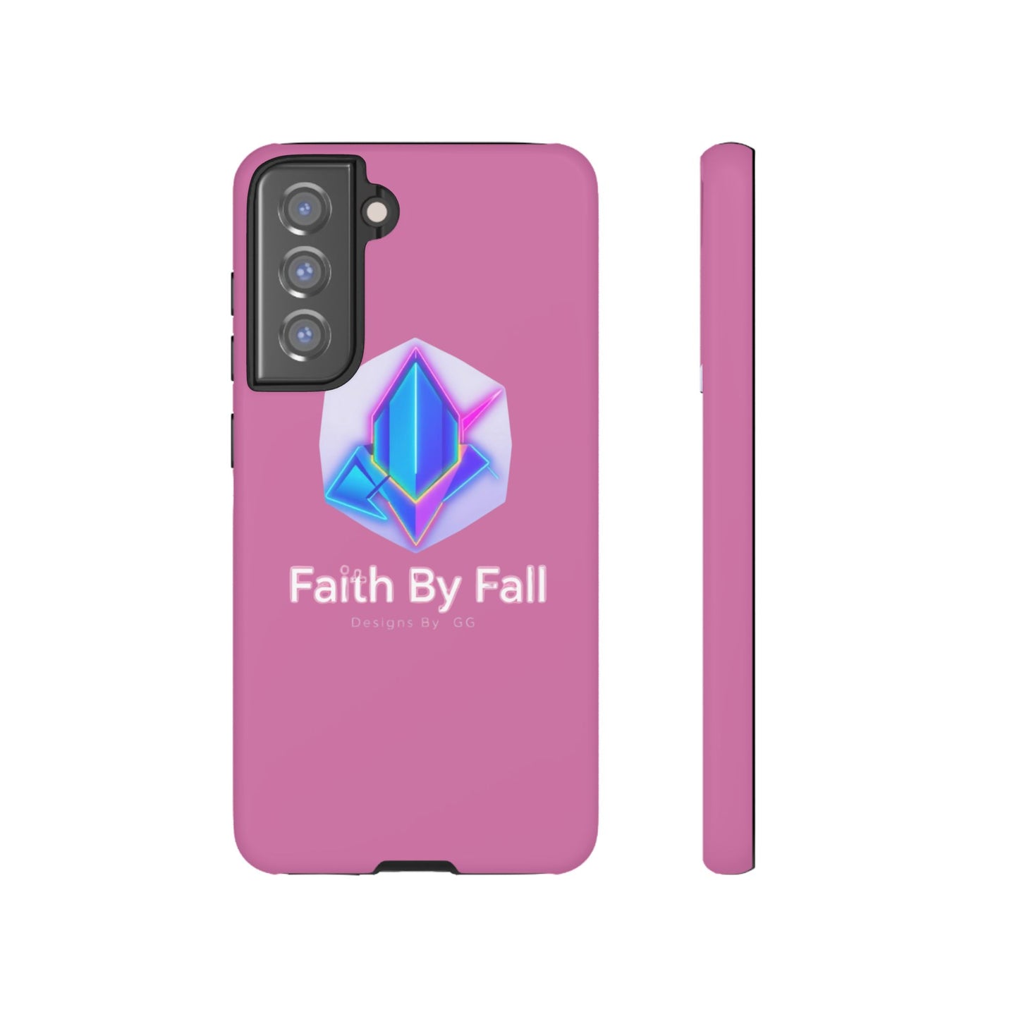 Vibrant Phone Case with Motivational Design - Faith By Fall, Colorful Phone Cover, Customizable Mobile Accessory, Unique Gift Idea, [...]