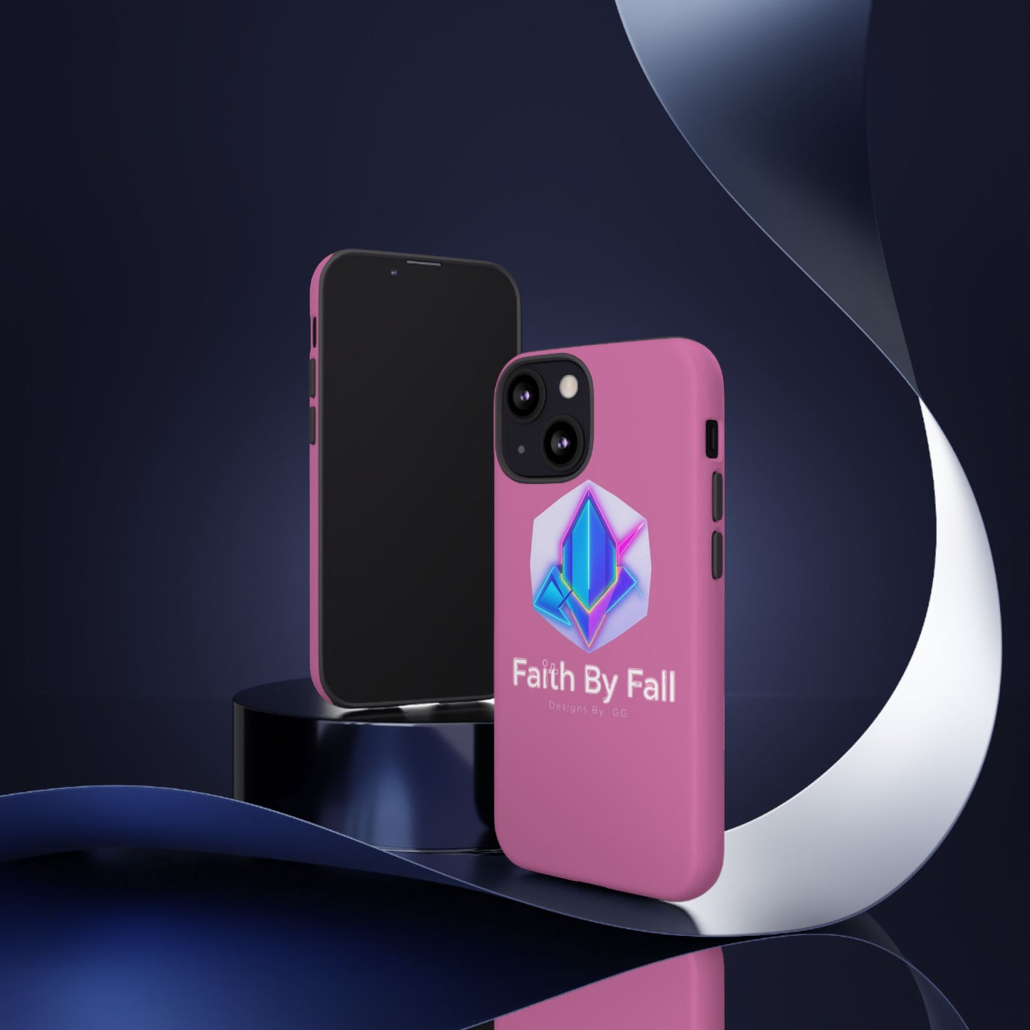 Vibrant Phone Case with Motivational Design - Faith By Fall, Colorful Phone Cover, Customizable Mobile Accessory, Unique Gift Idea, [...]