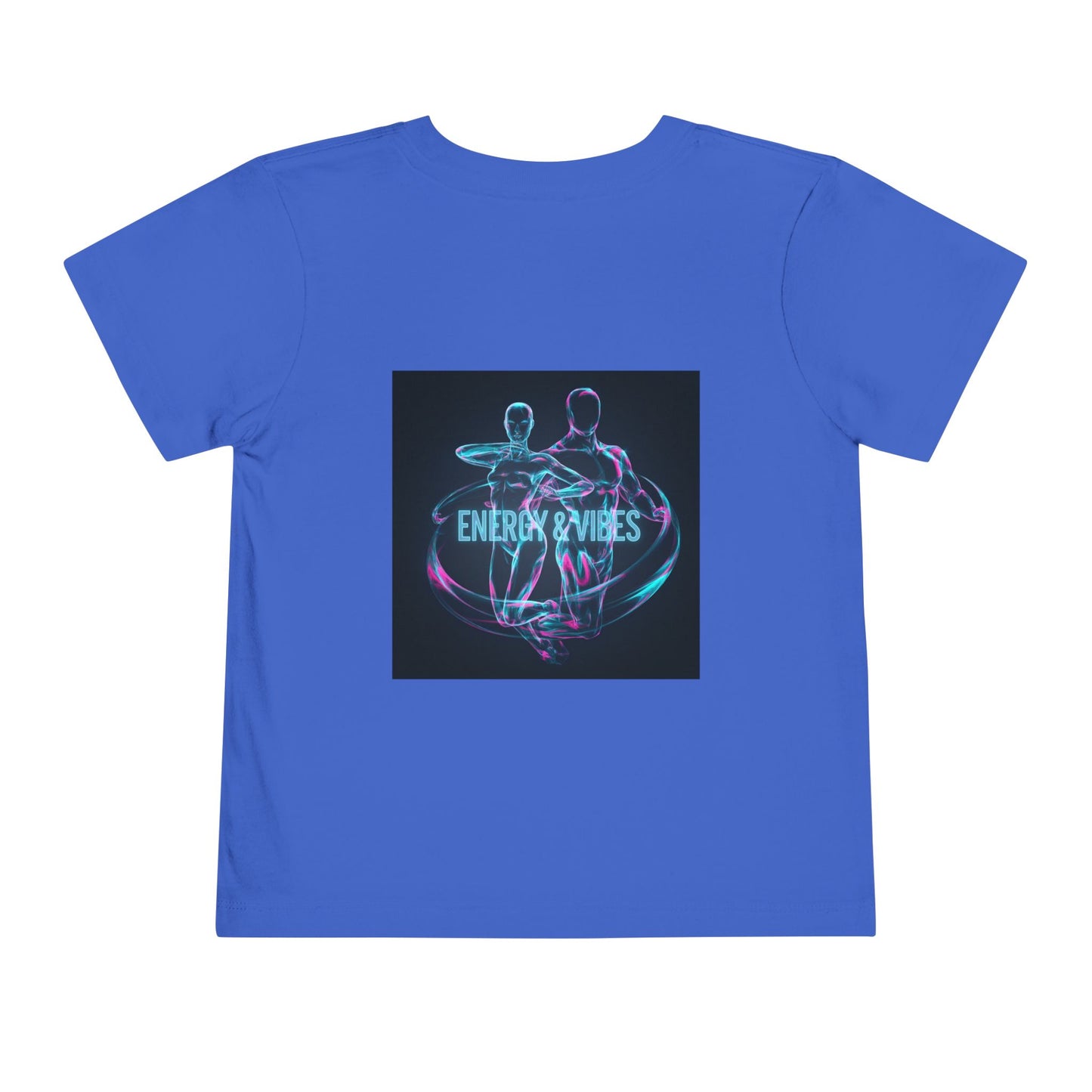 Toddler Tee — Energy & Vibes Neon Dance Graphic