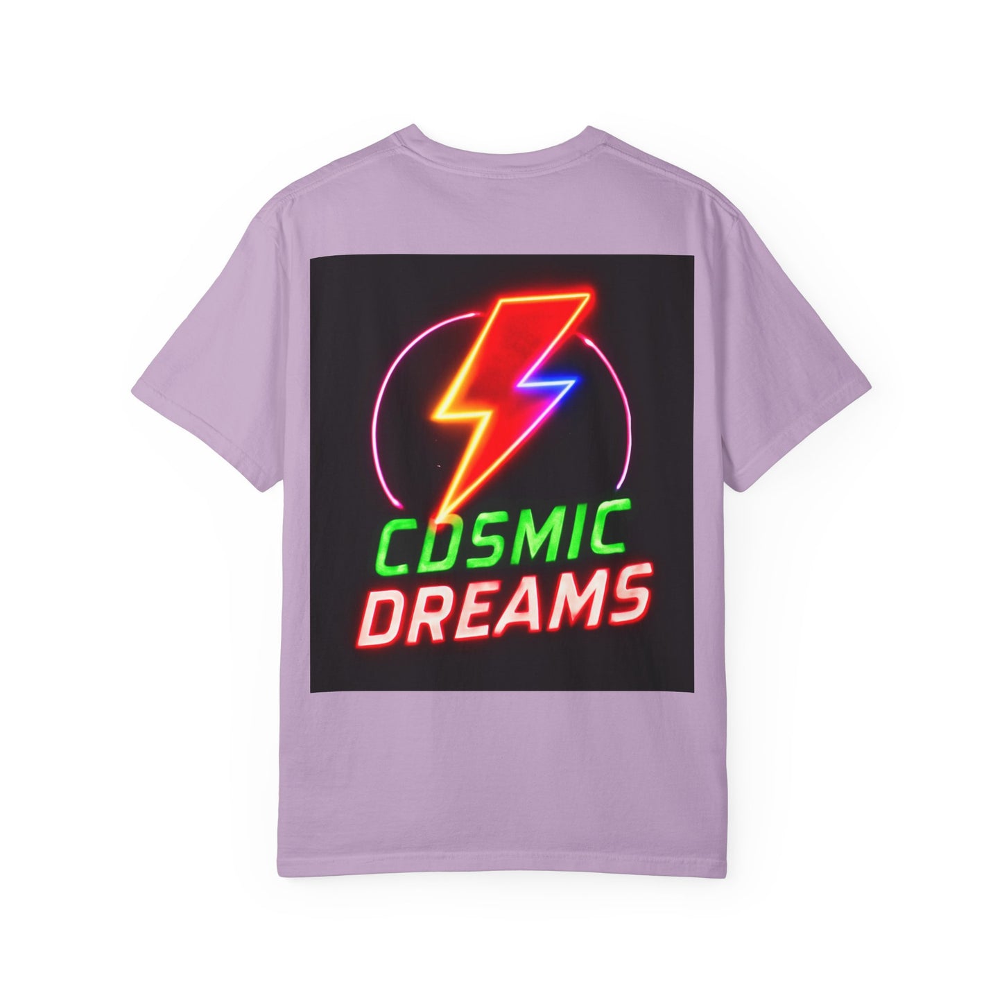 Vibrant Unisex Graphic T-Shirt, Cosmic Dreams Tee, Retro Neon Shirt, Stylish Casual Wear, Gift for Gamers & Dreamers