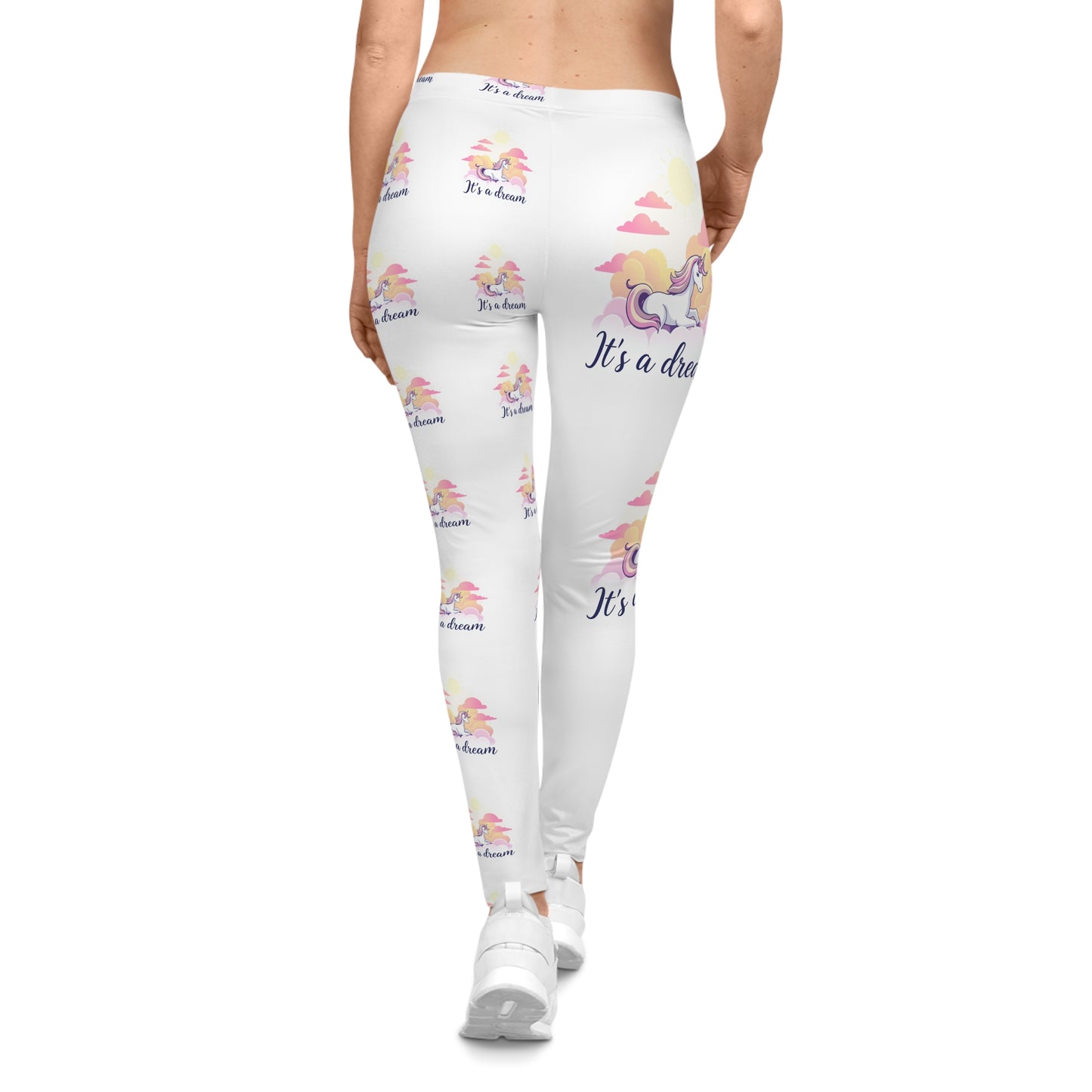 Women's Casual Leggings with Fun Print, Comfy Activewear, Yoga & Fitness Gear, Stylish Everyday Leggings, Trendy Fashion Pants