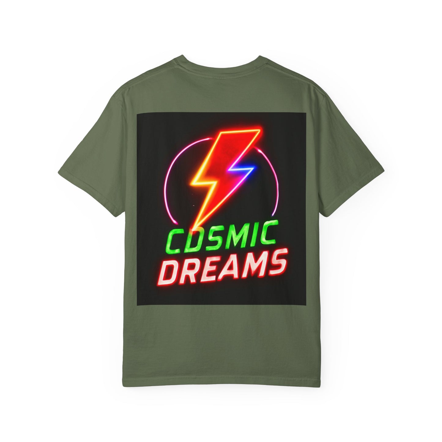 Vibrant Unisex Graphic T-Shirt, Cosmic Dreams Tee, Retro Neon Shirt, Stylish Casual Wear, Gift for Gamers & Dreamers