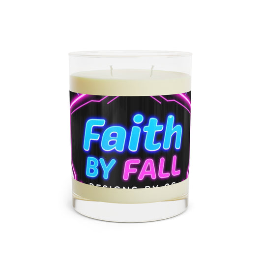 Faith by Fall Scented Candle - 11oz Full Glass - Cozy Home Decor